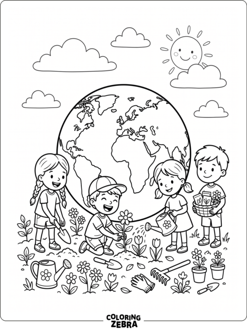 Kids Planting Around the Globe