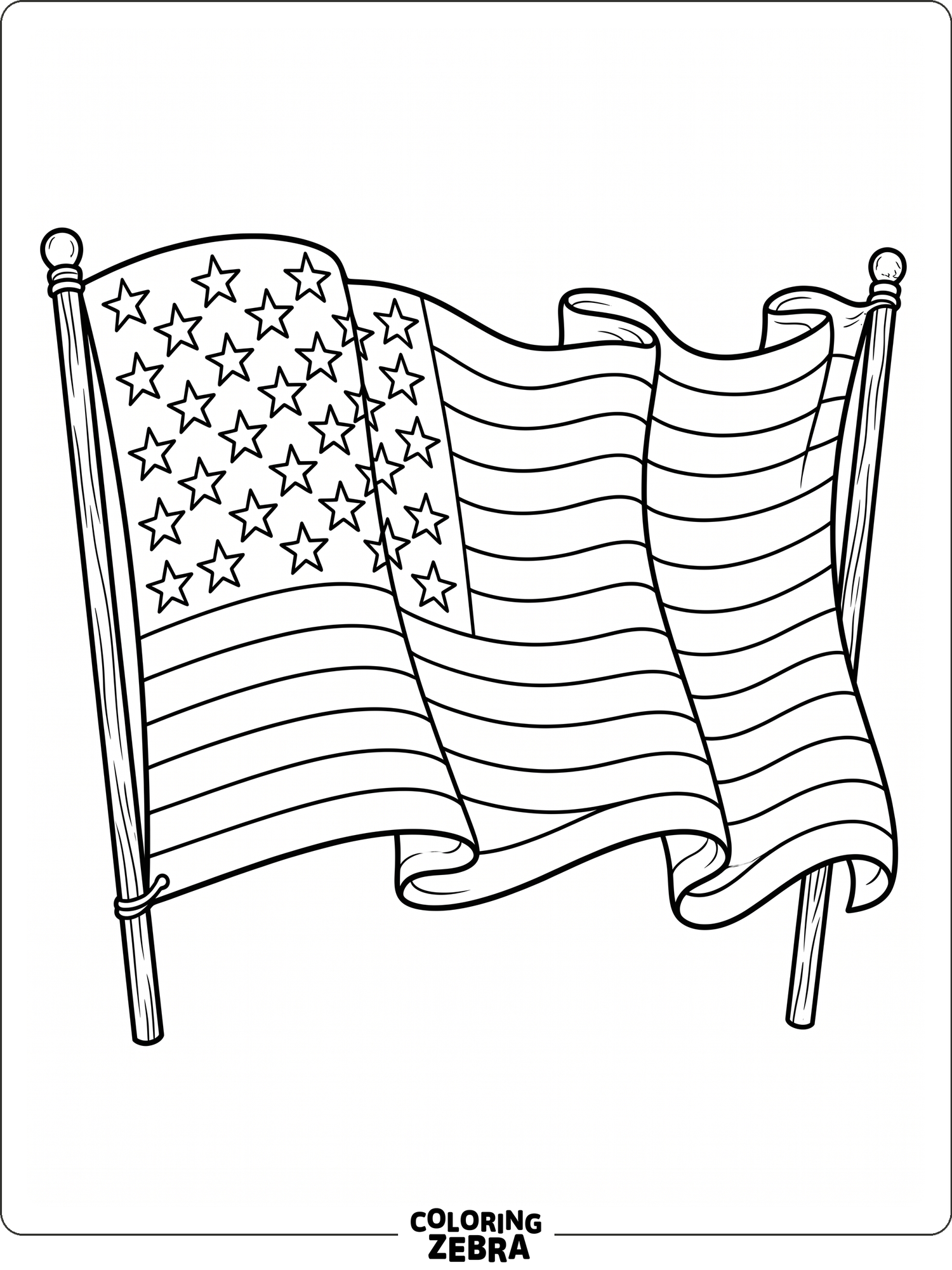 40 Gratis Målarbilder Med USA:s Flagga Att Skriva Ut