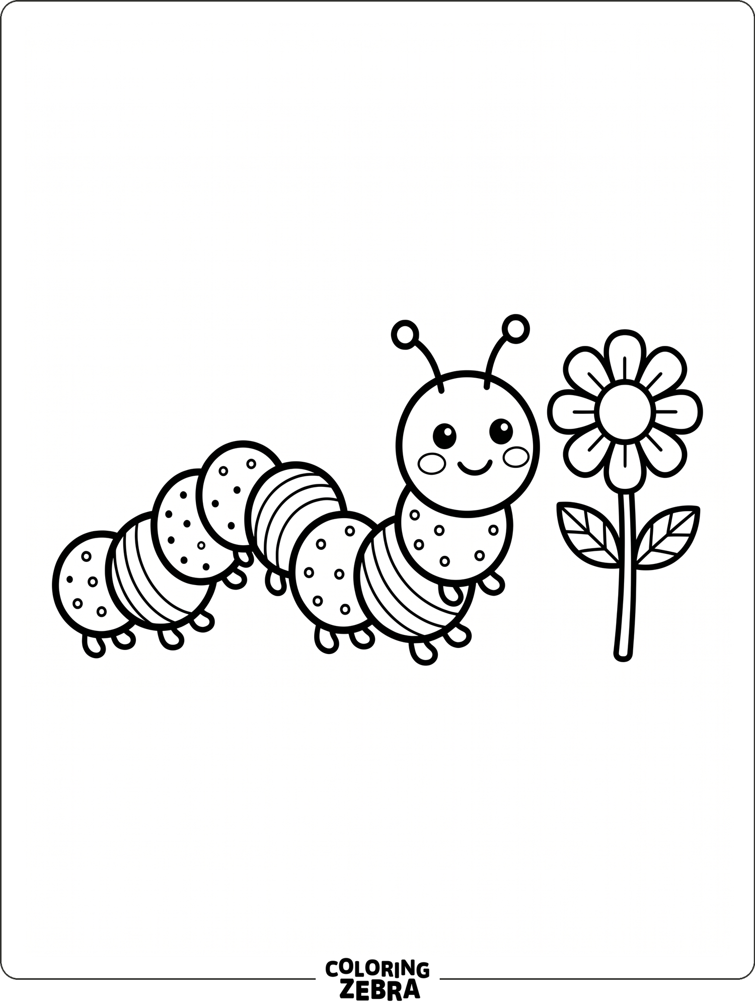 40 Free Caterpillar Coloring Pages - Printable PDF Sheets