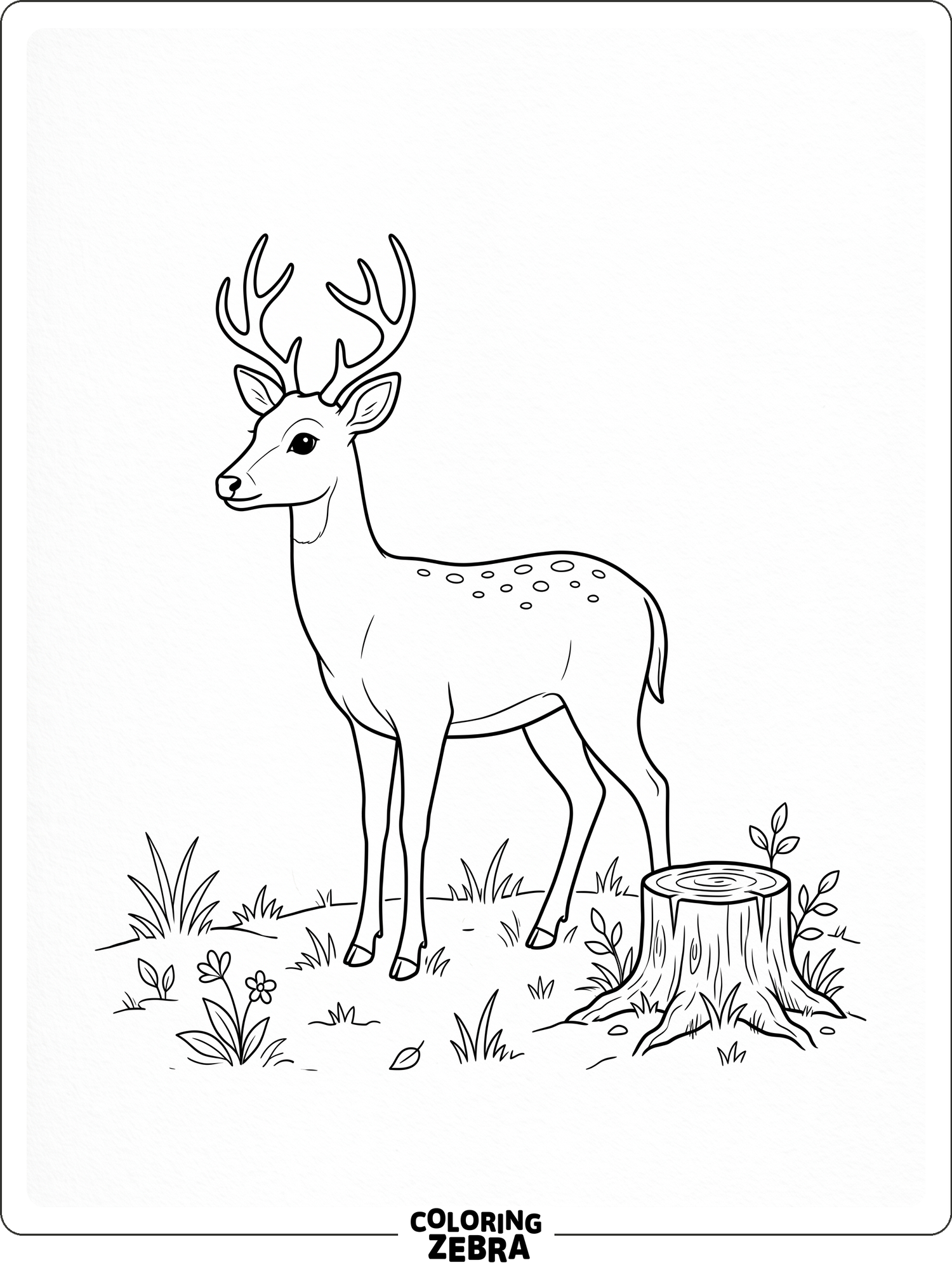 49 Free Deer Coloring Pages - Printable PDF Sheets