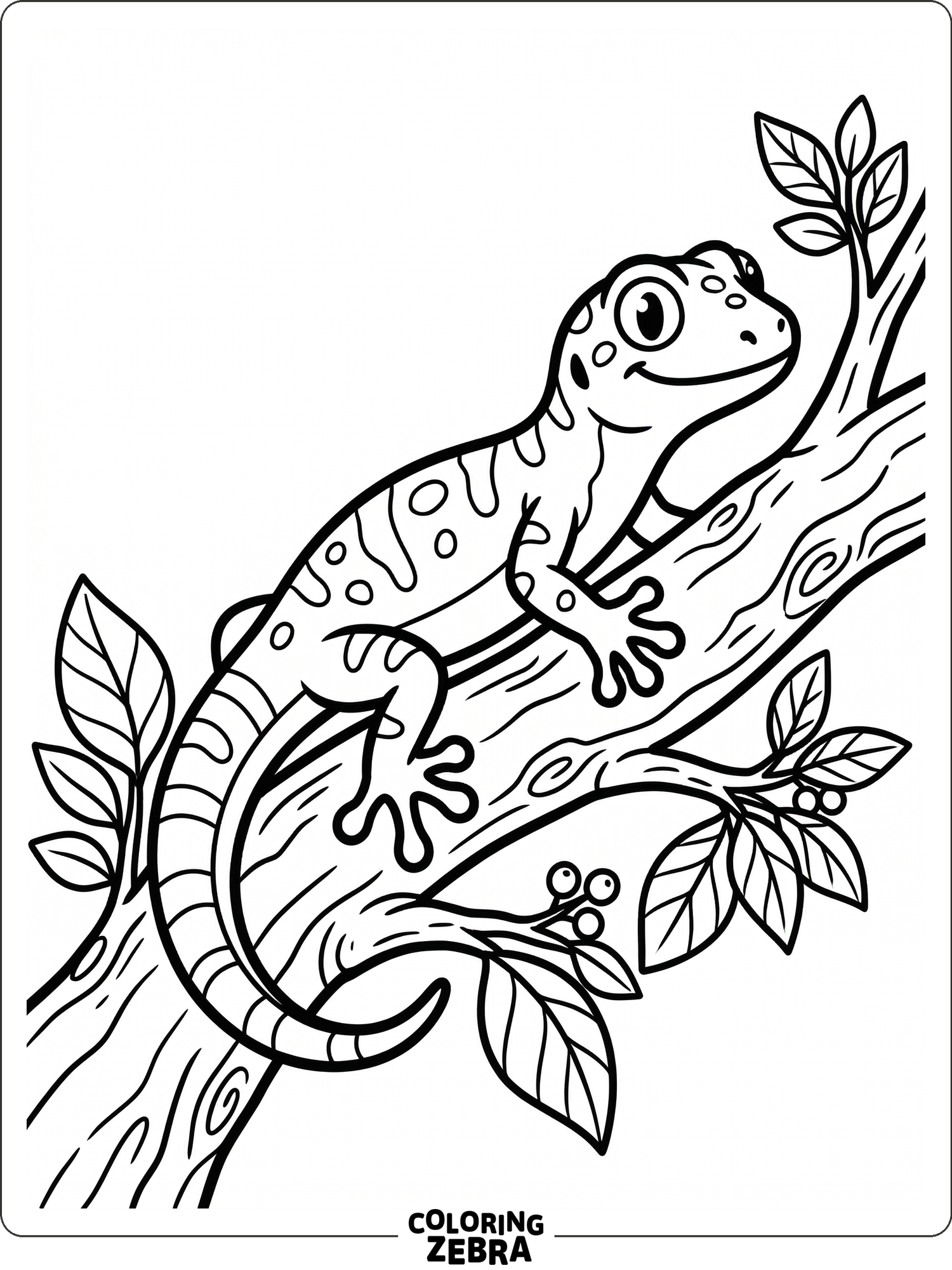 44 Free Gecko Coloring Pages - Printable PDF Sheets