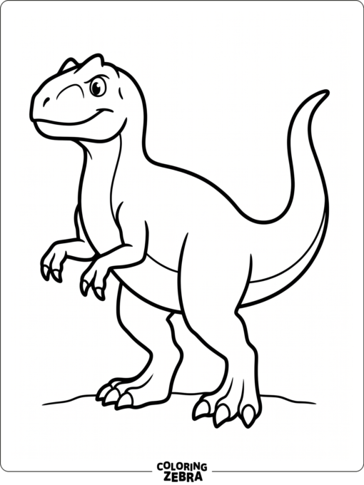 A simple indominus rex standing alone