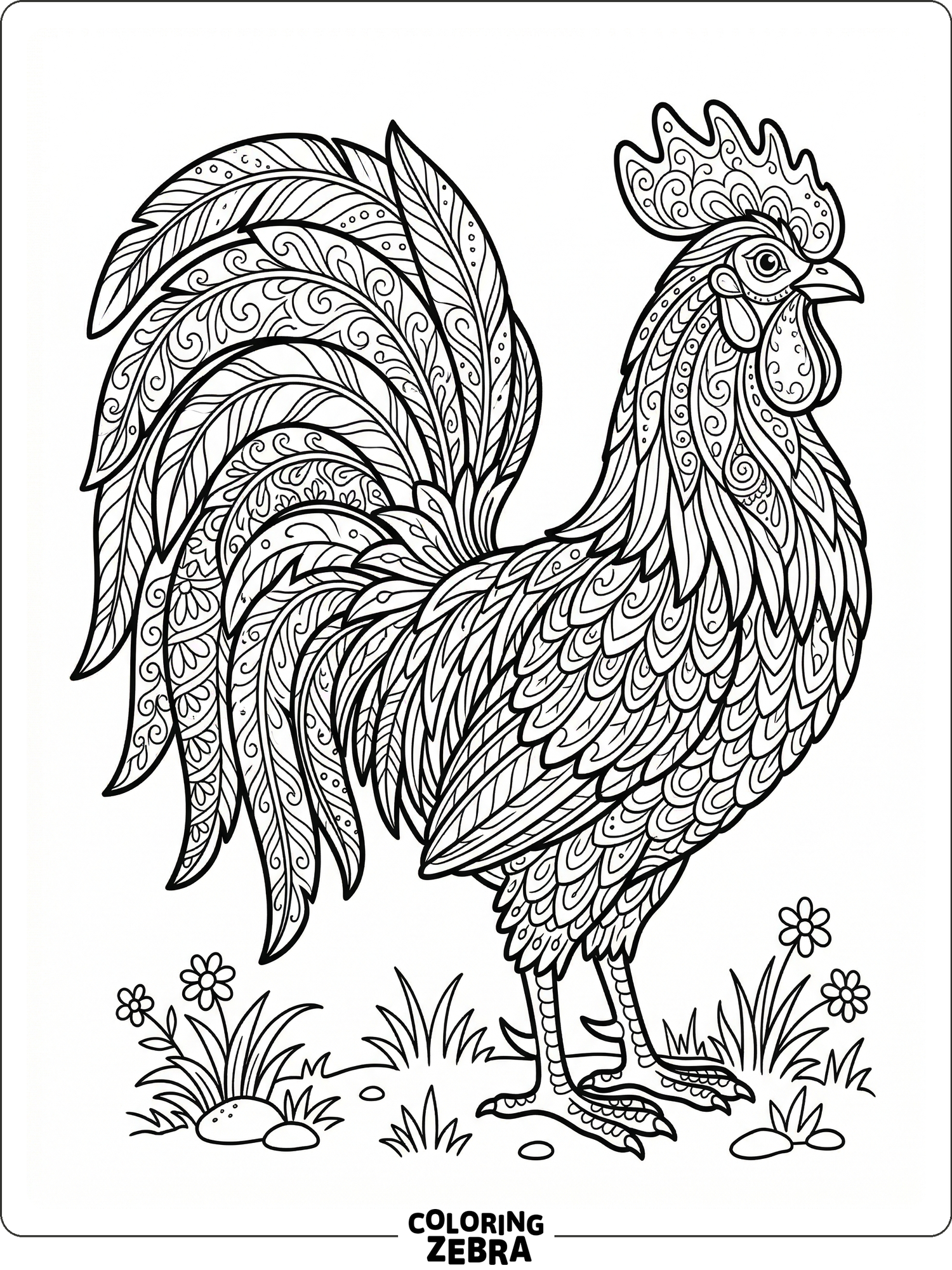 32 Free Rooster Coloring Pages - Printable PDF Sheets