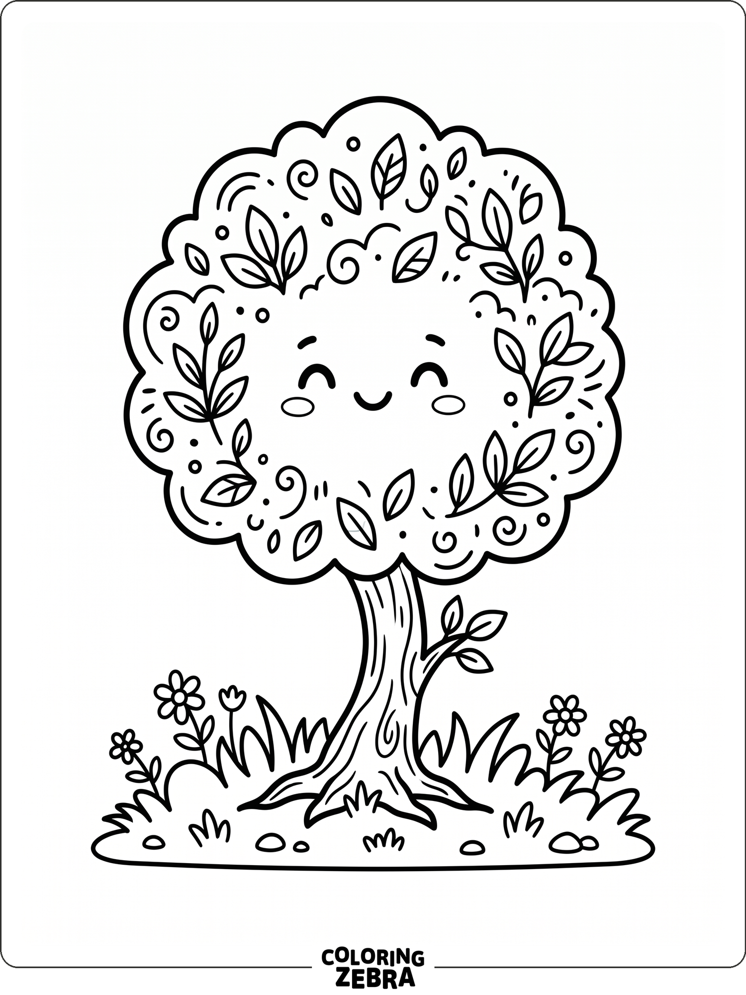 79 Free Tree Coloring Pages - Printable PDF Sheets