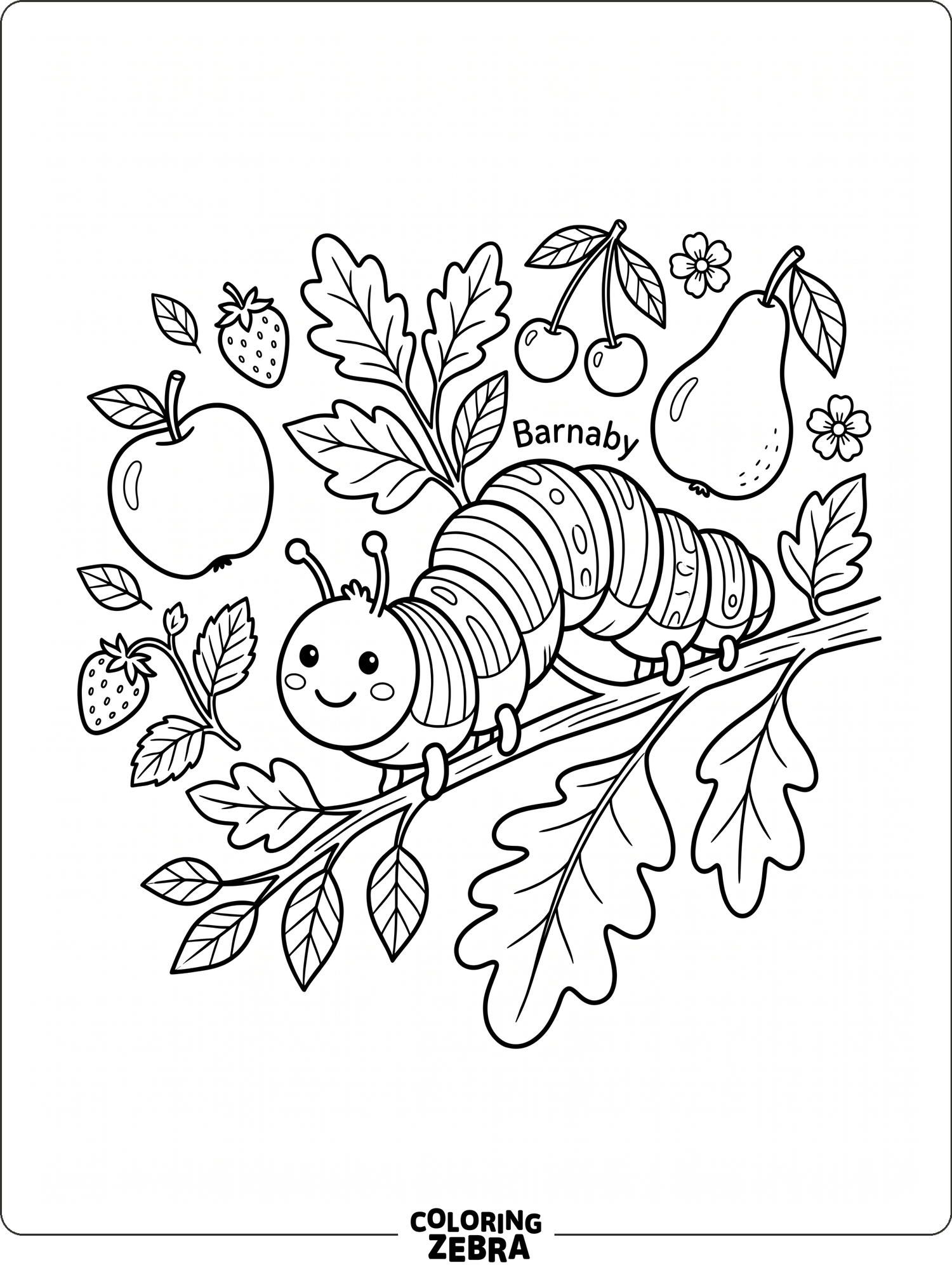 40 Free Caterpillar Coloring Pages - Printable PDF Sheets