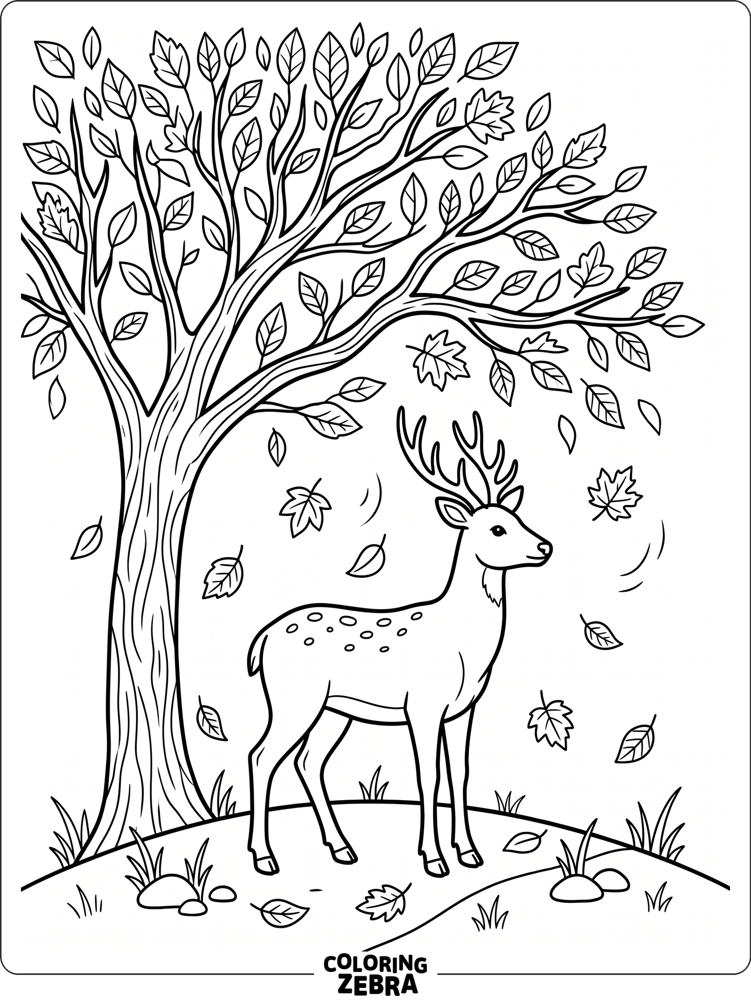 49 Free Deer Coloring Pages - Printable PDF Sheets