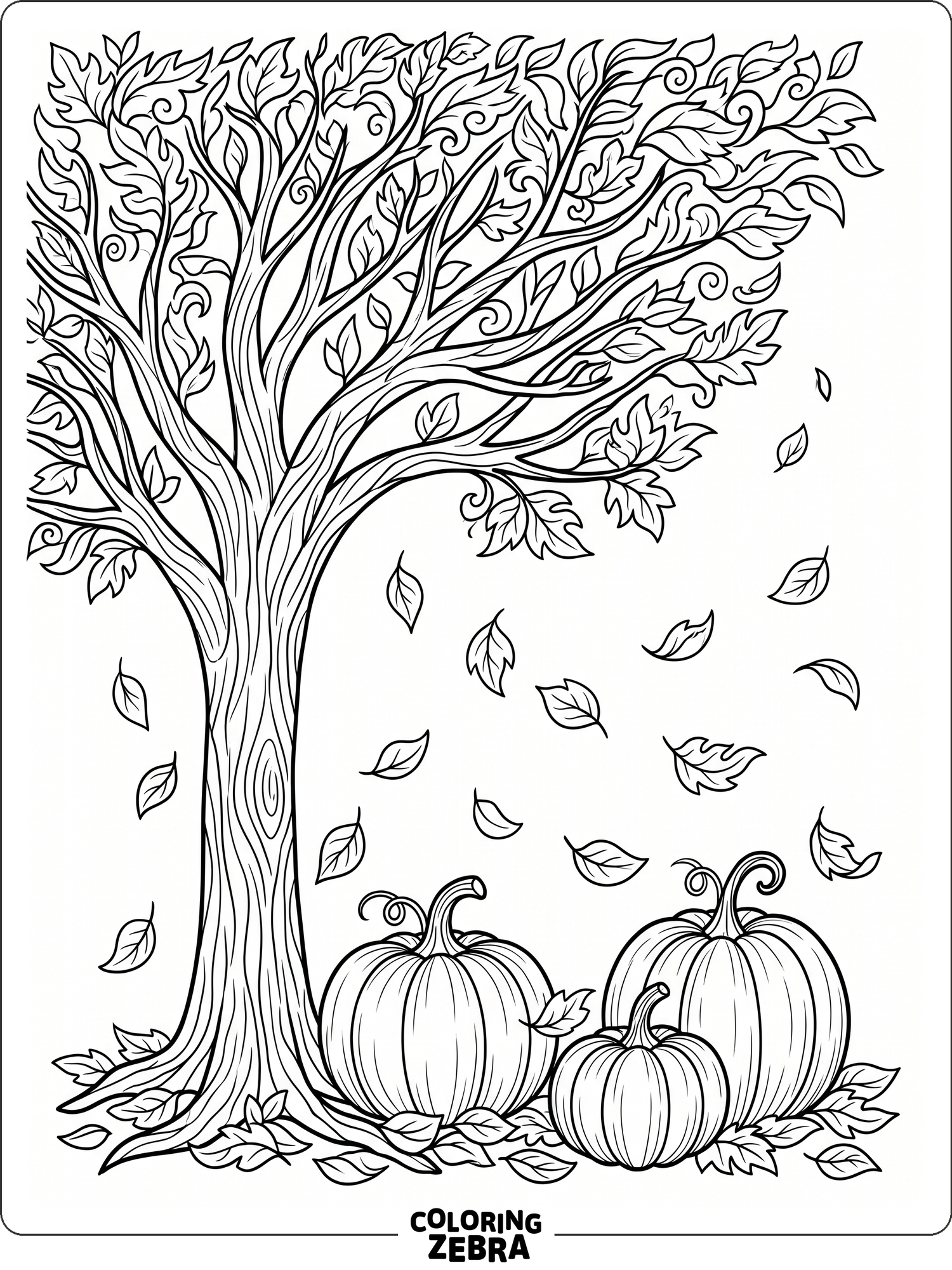 79 Free Tree Coloring Pages - Printable PDF Sheets