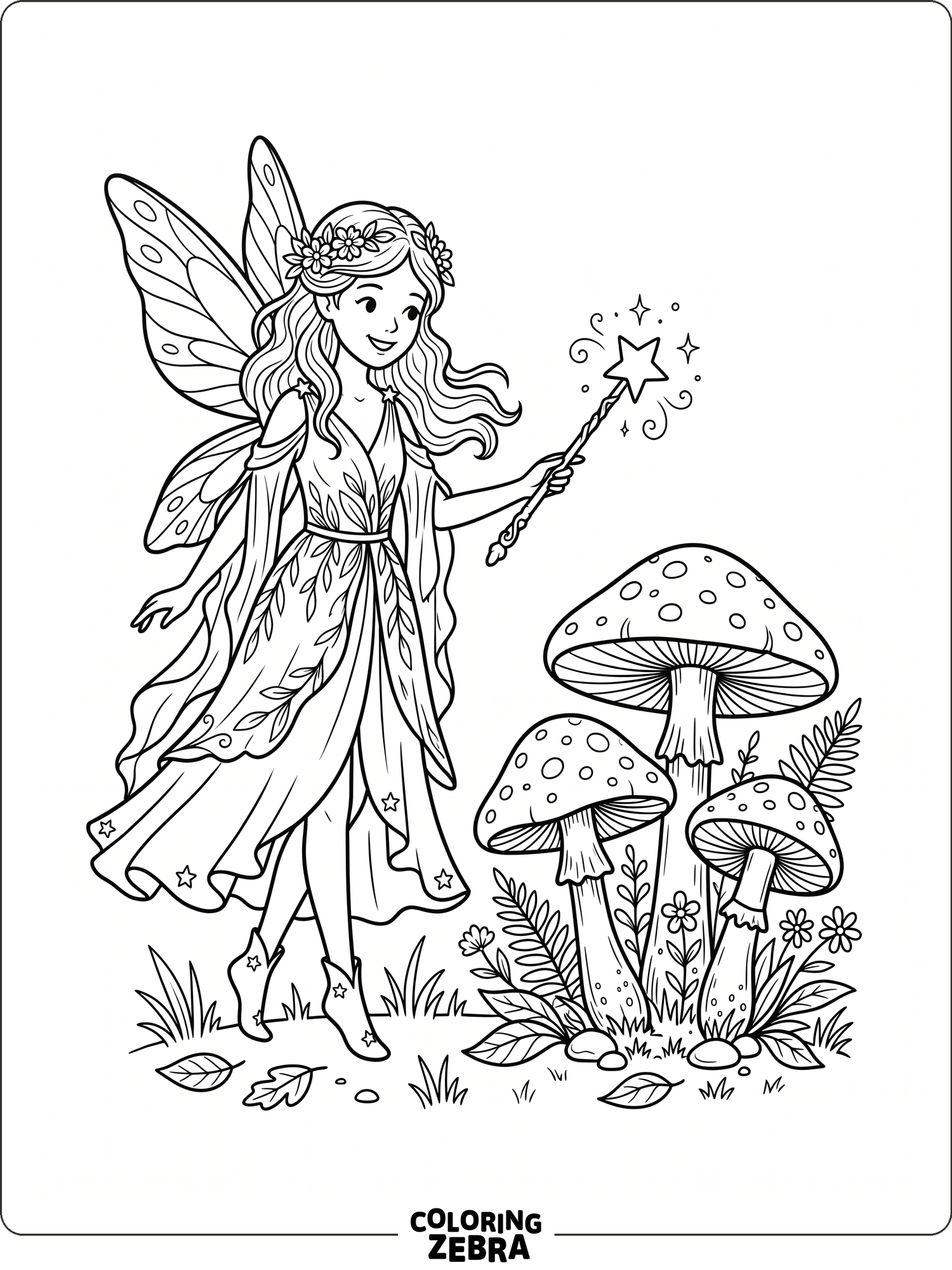 125 Free Fairy Coloring Pages - Printable PDF Sheets