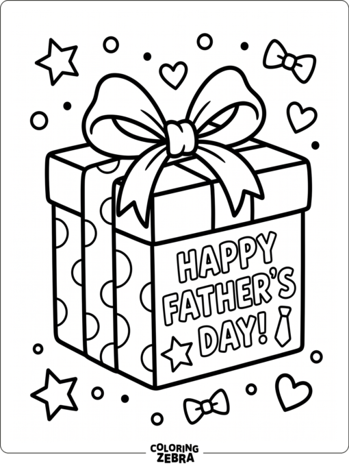 A wrapped present with ribbon and a gift tag