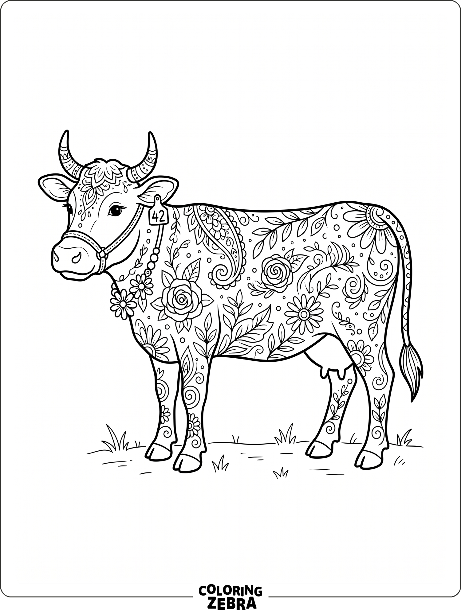 41 Free Cow Coloring Pages - Printable PDF Sheets