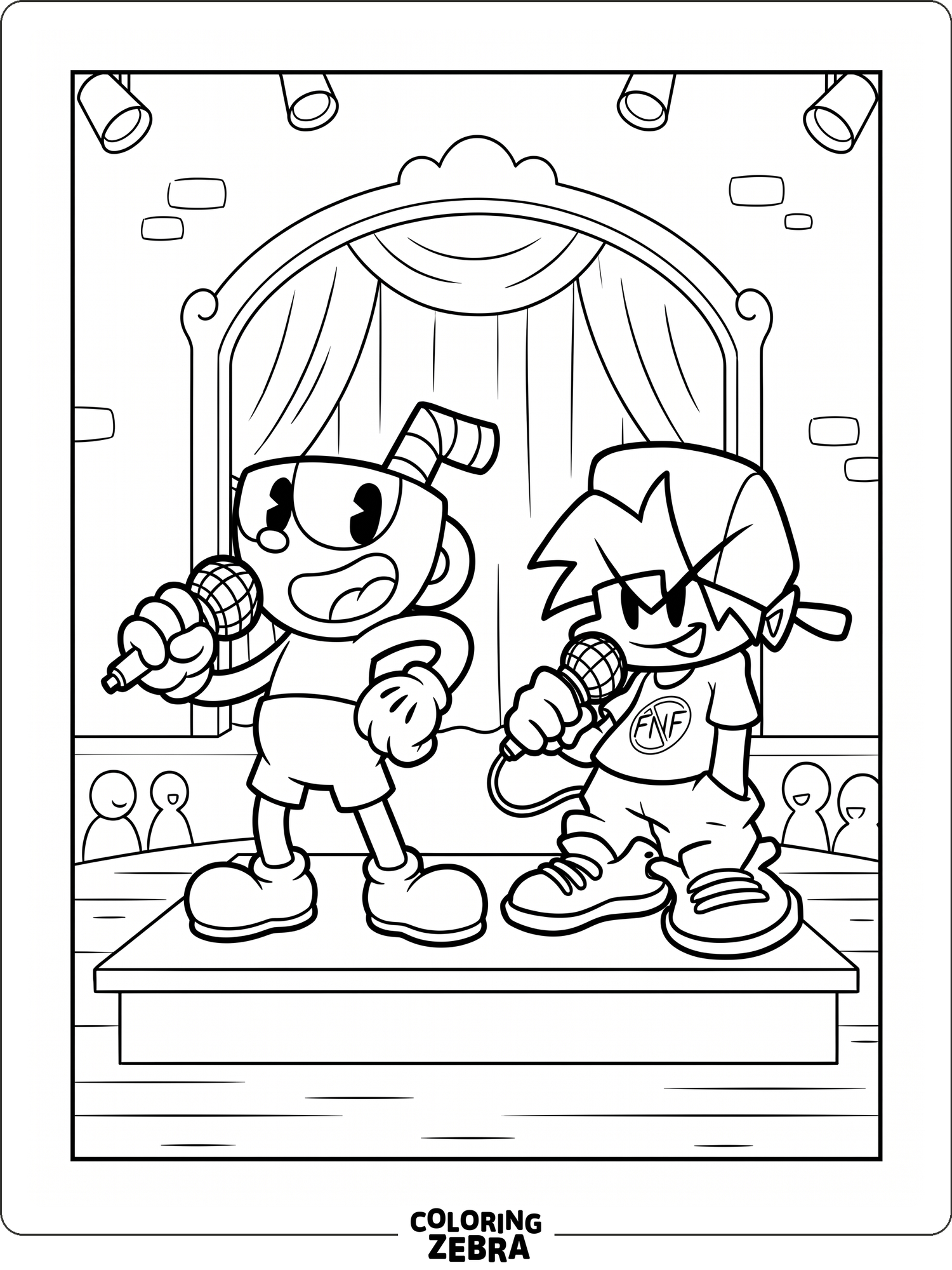 44 Free Cuphead Coloring Pages - Printable PDF Sheets