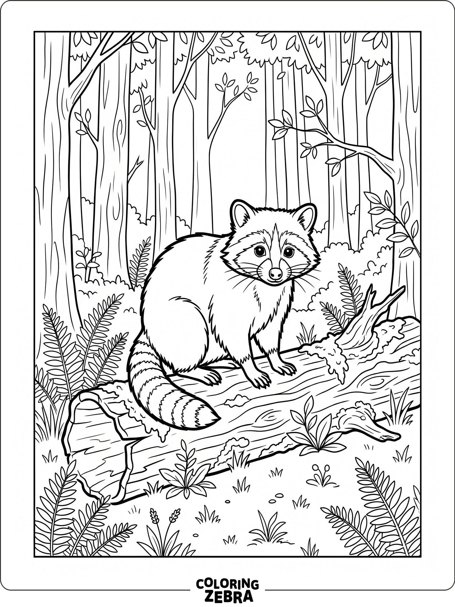 Prinable Racoon Colouring Pages 32 Free Racoon Coloring Pages - Printable PDF Sheets