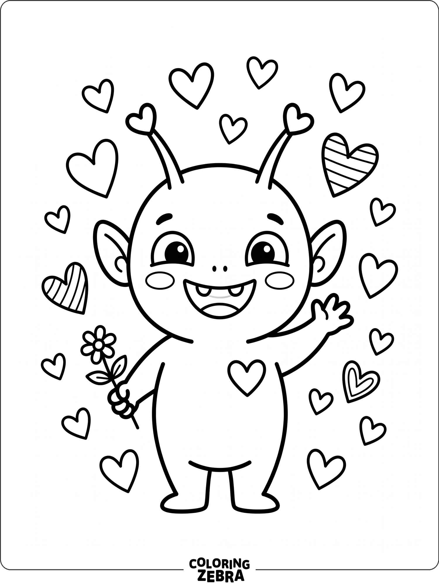 60 Free Alien Coloring Pages - Printable PDF Sheets