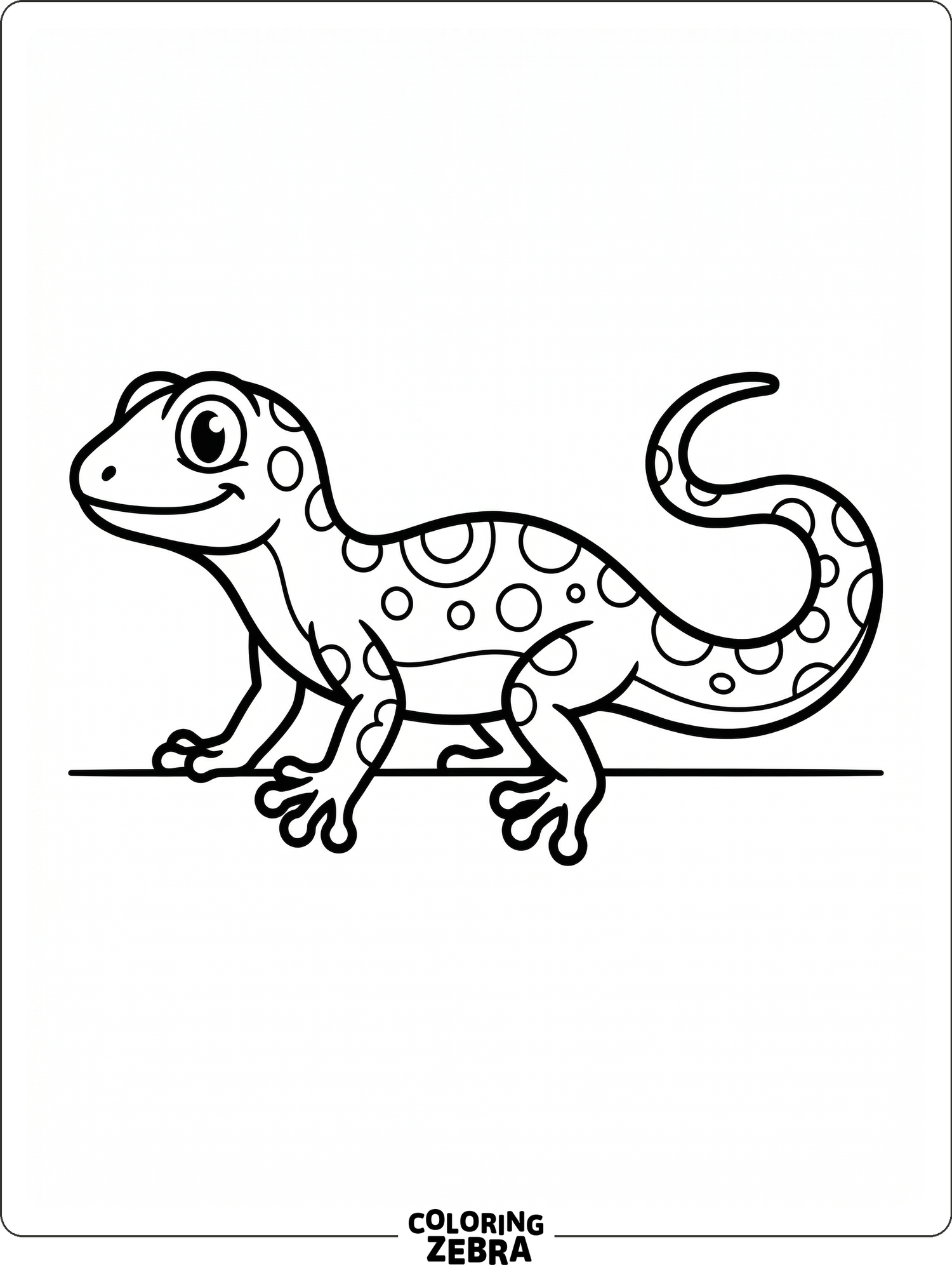 Gecko Colour In 44 Free Gecko Coloring Pages - Printable PDF Sheets