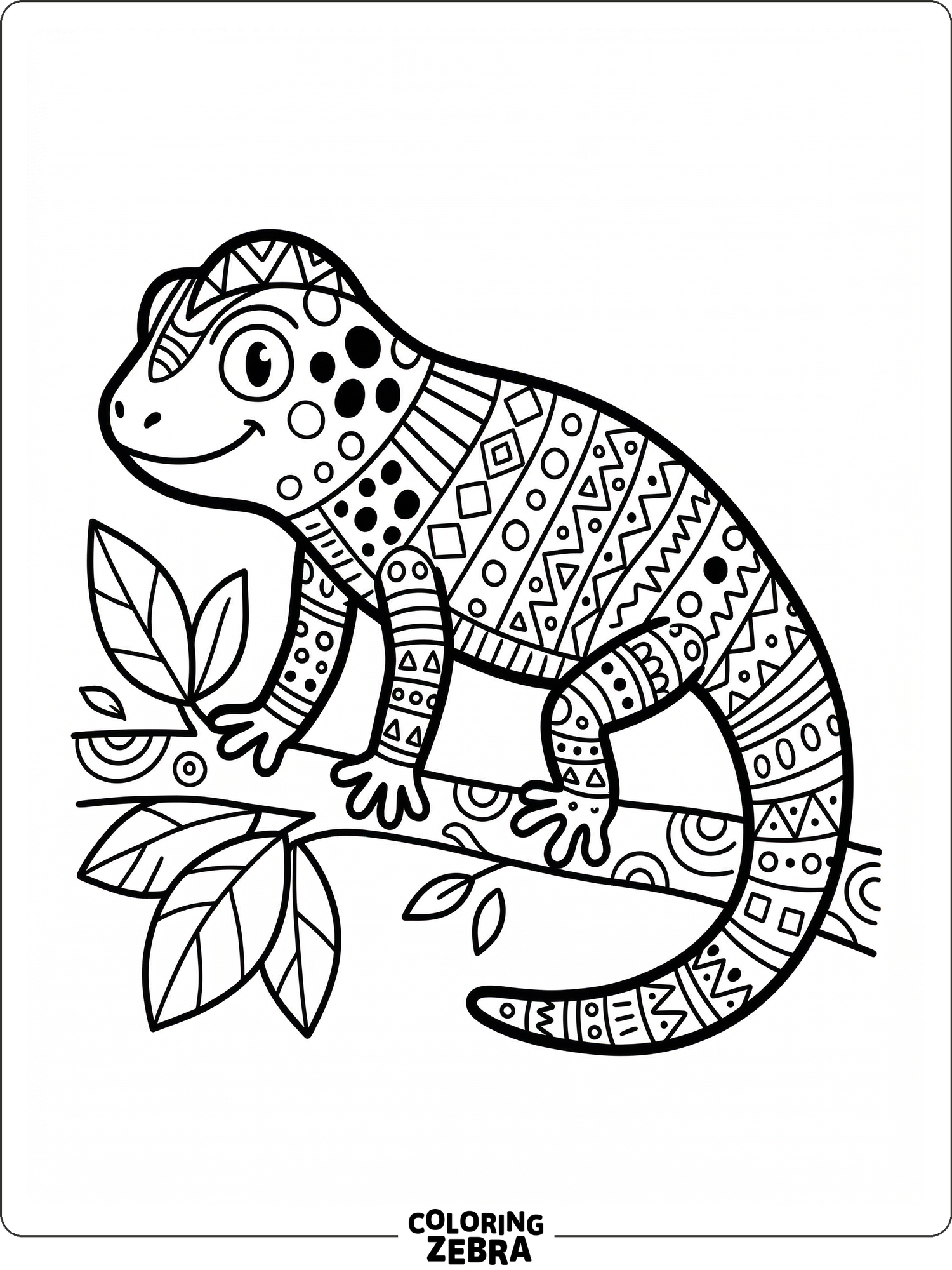 44 Free Gecko Coloring Pages - Printable PDF Sheets