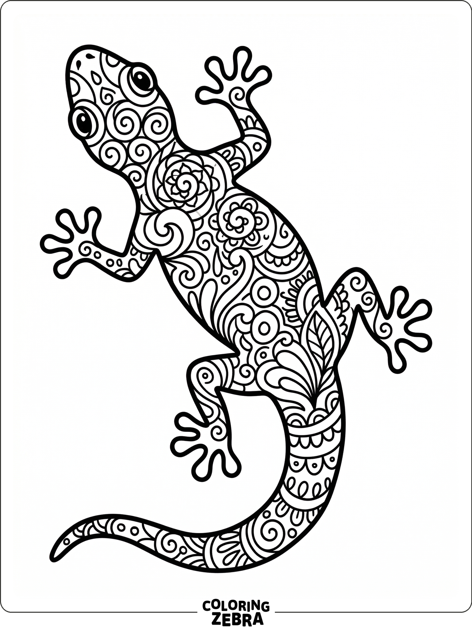 44 Free Gecko Coloring Pages - Printable PDF Sheets