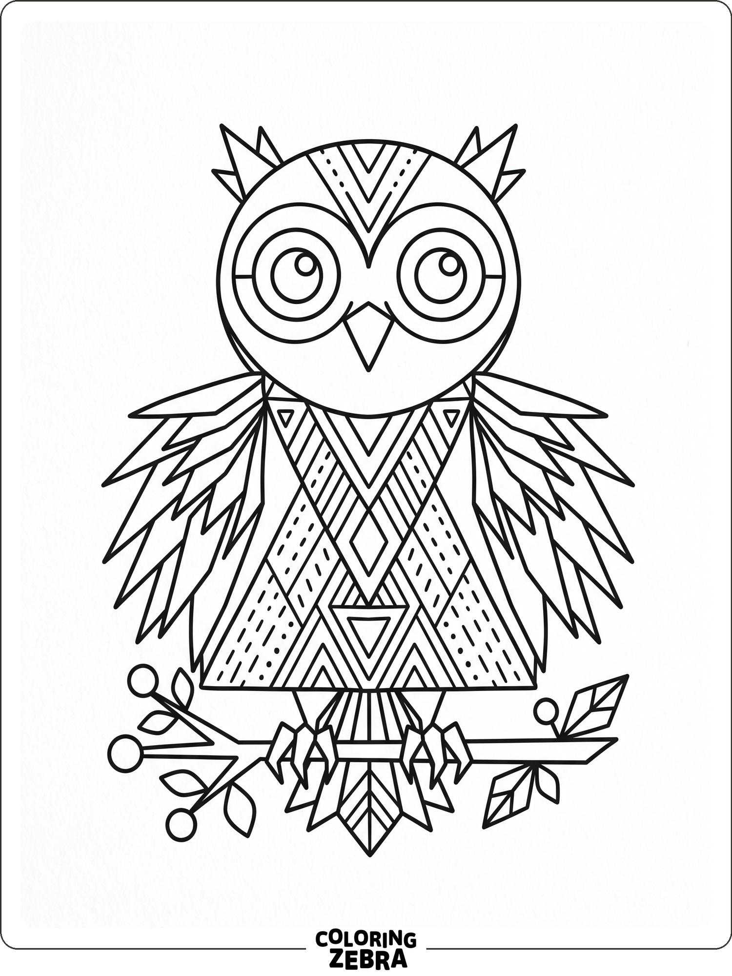 39 Free Geometric Coloring Pages - Printable PDF Sheets