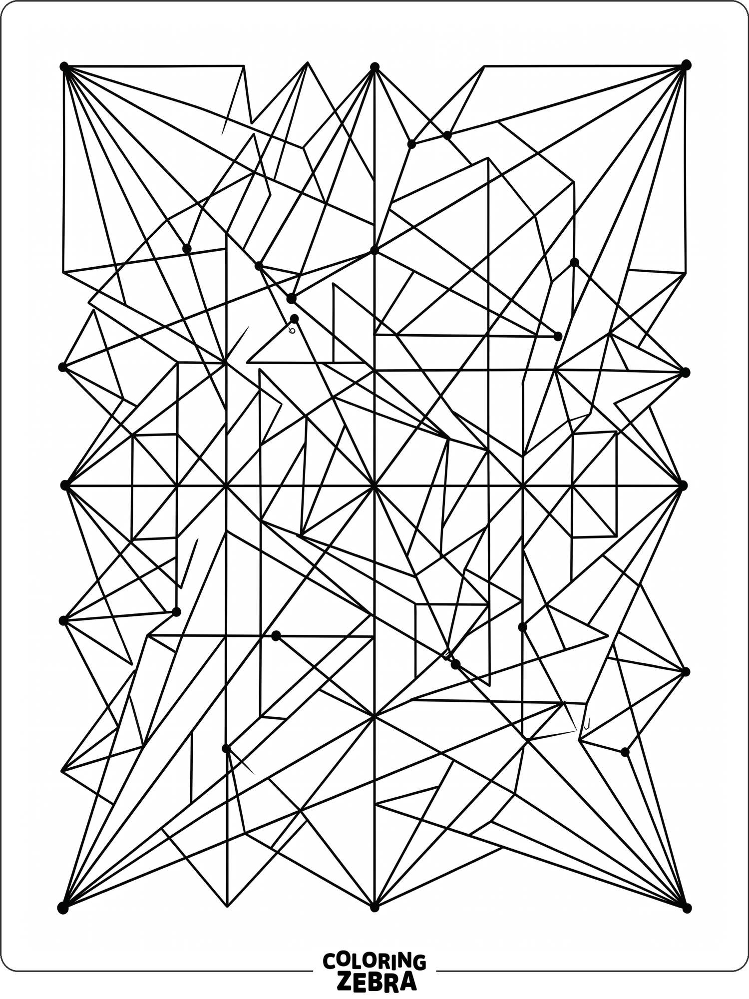 39 Free Geometric Coloring Pages - Printable PDF Sheets