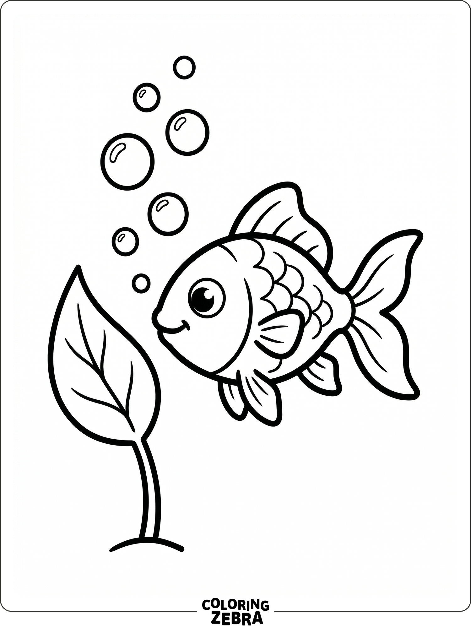 40 Free Goldfish Coloring Pages - Printable PDF Sheets
