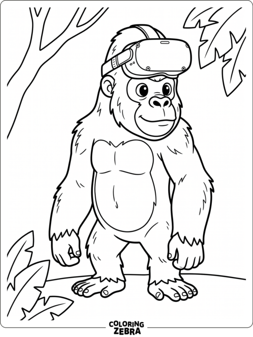 Jmancurly character in a simple standing pose