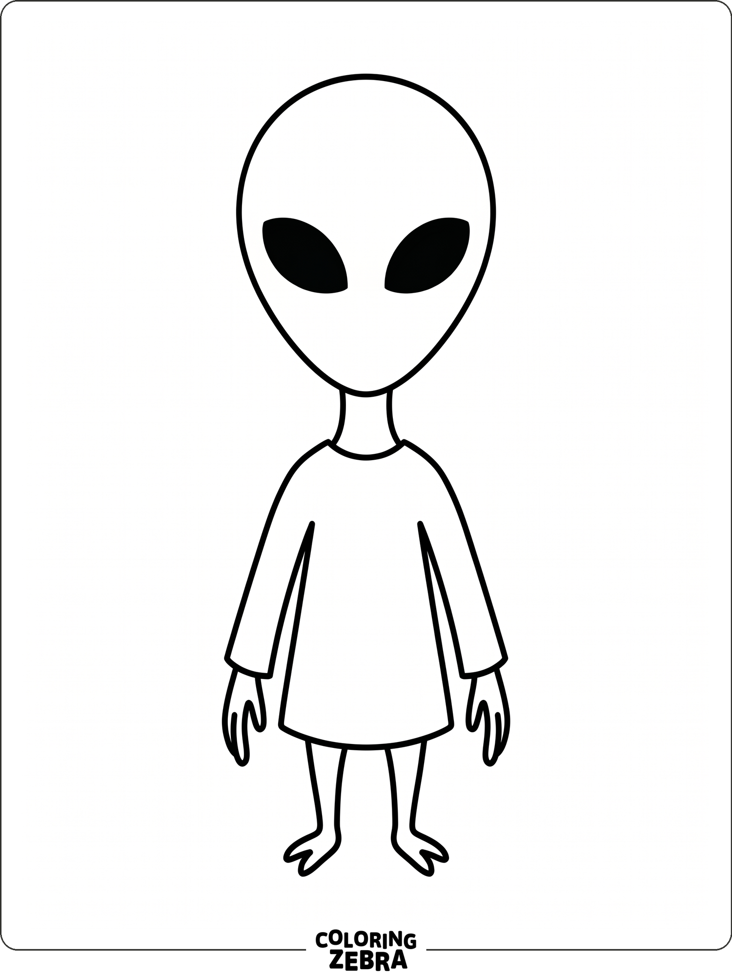 60 Free Alien Coloring Pages - Printable PDF Sheets