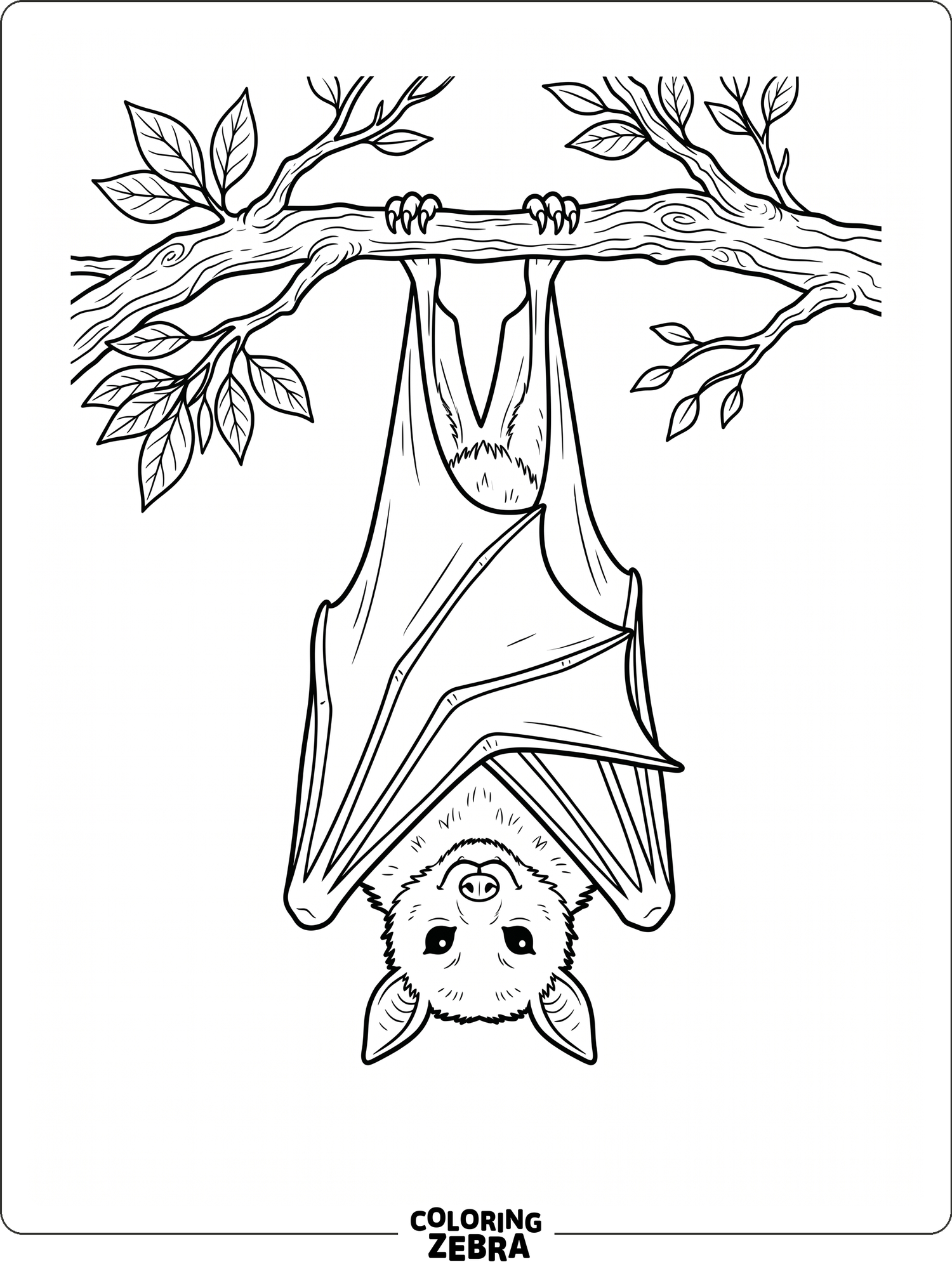 37 Free Bat Coloring Pages - Printable PDF Sheets