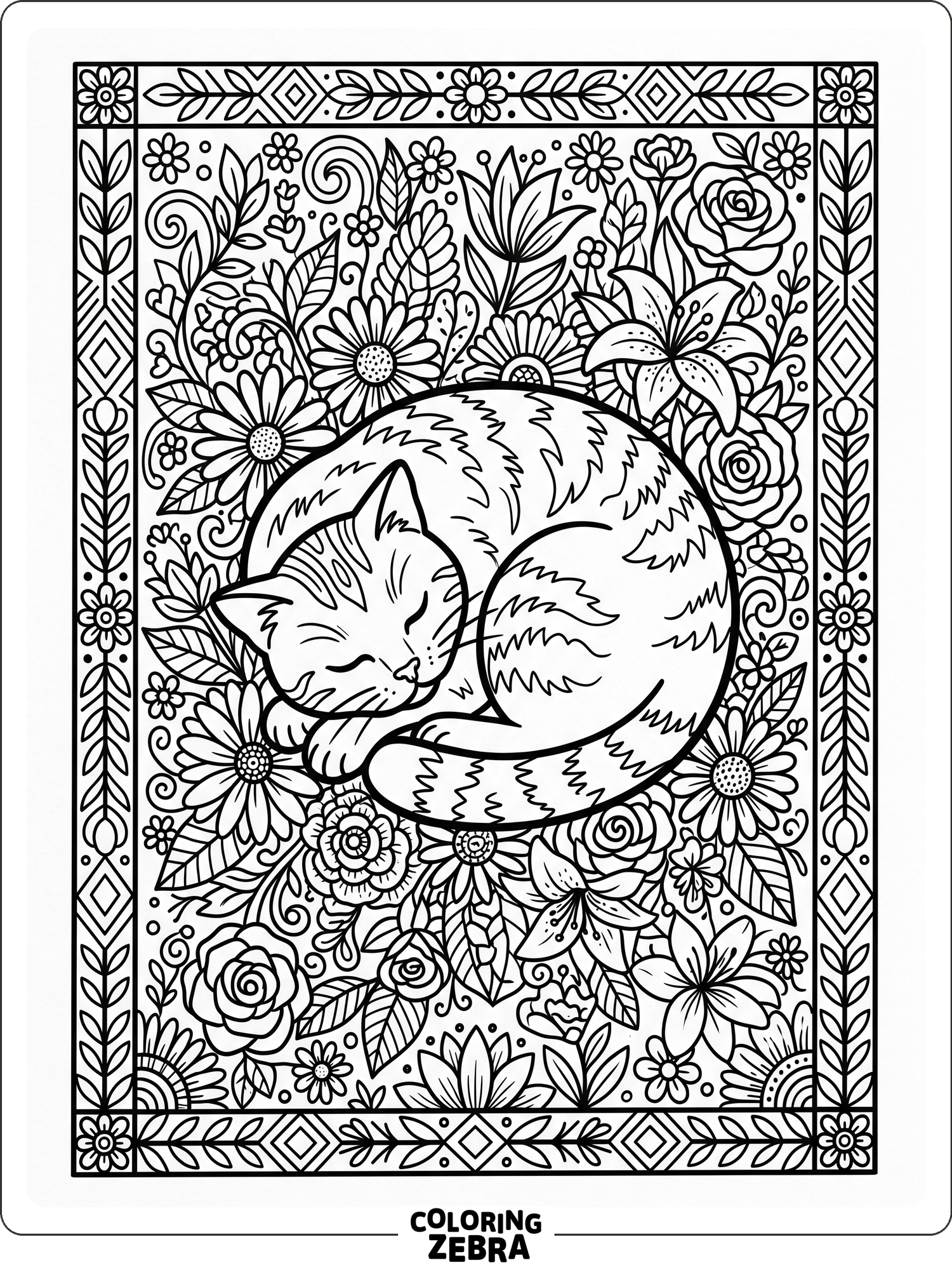 110 Free Cat Coloring Pages - Printable PDF Sheets