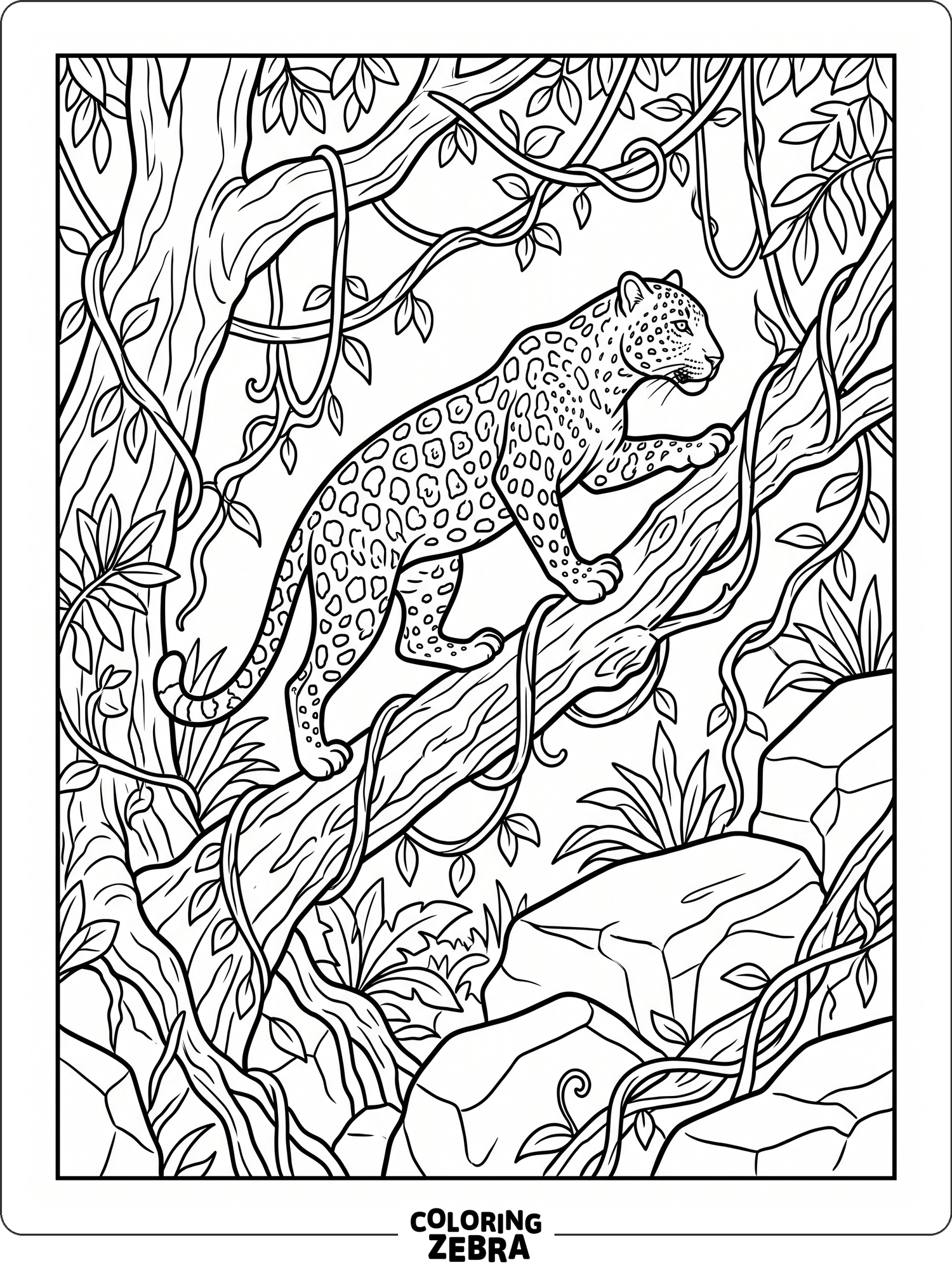 33 Free Leopard Coloring Pages - Printable PDF Sheets