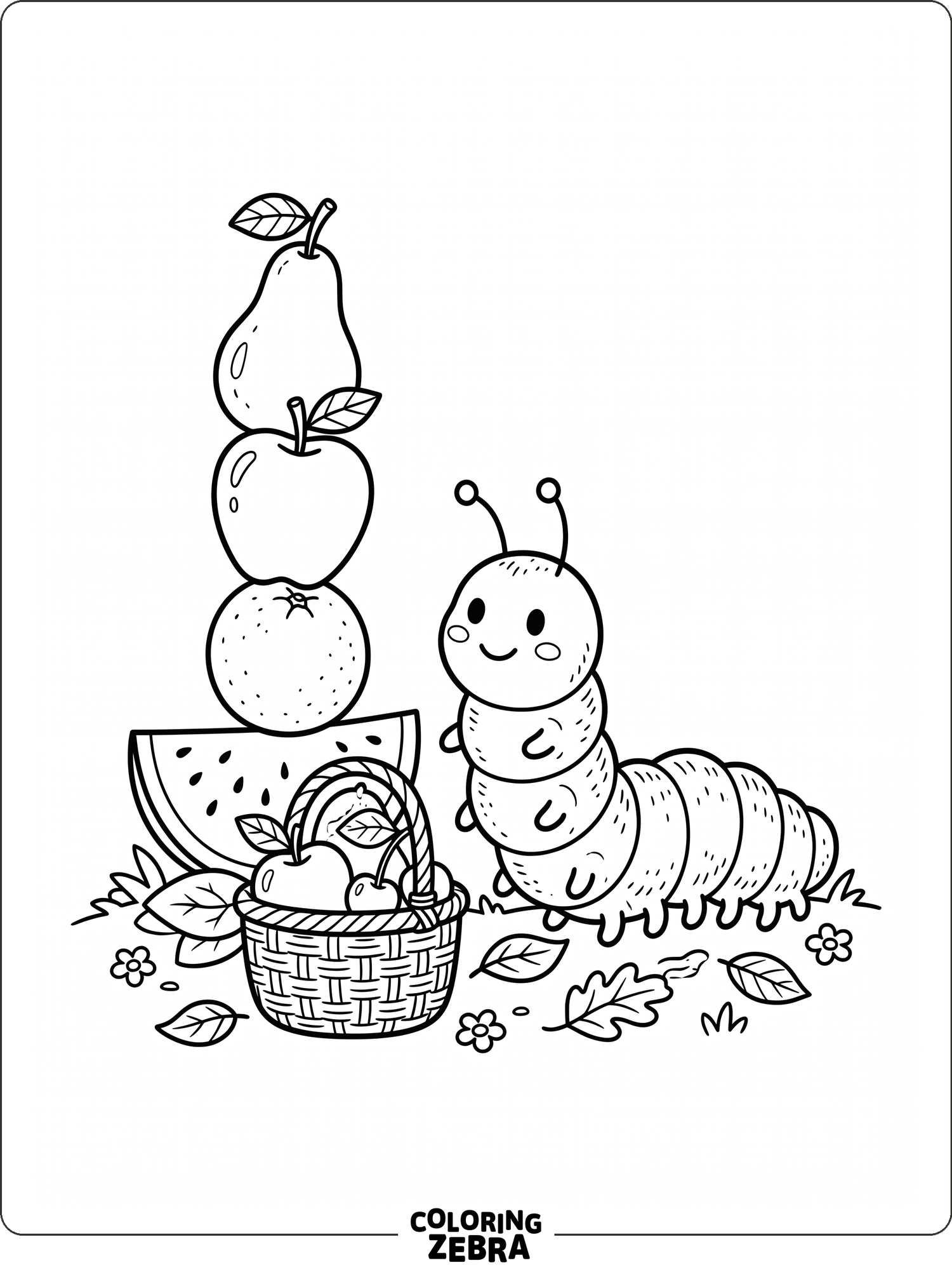 40 Free Caterpillar Coloring Pages - Printable PDF Sheets