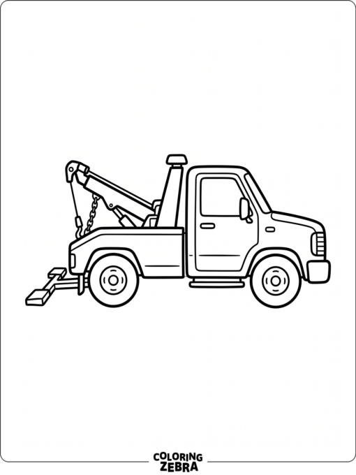 An integrated tow truck with a built-in wheel lift