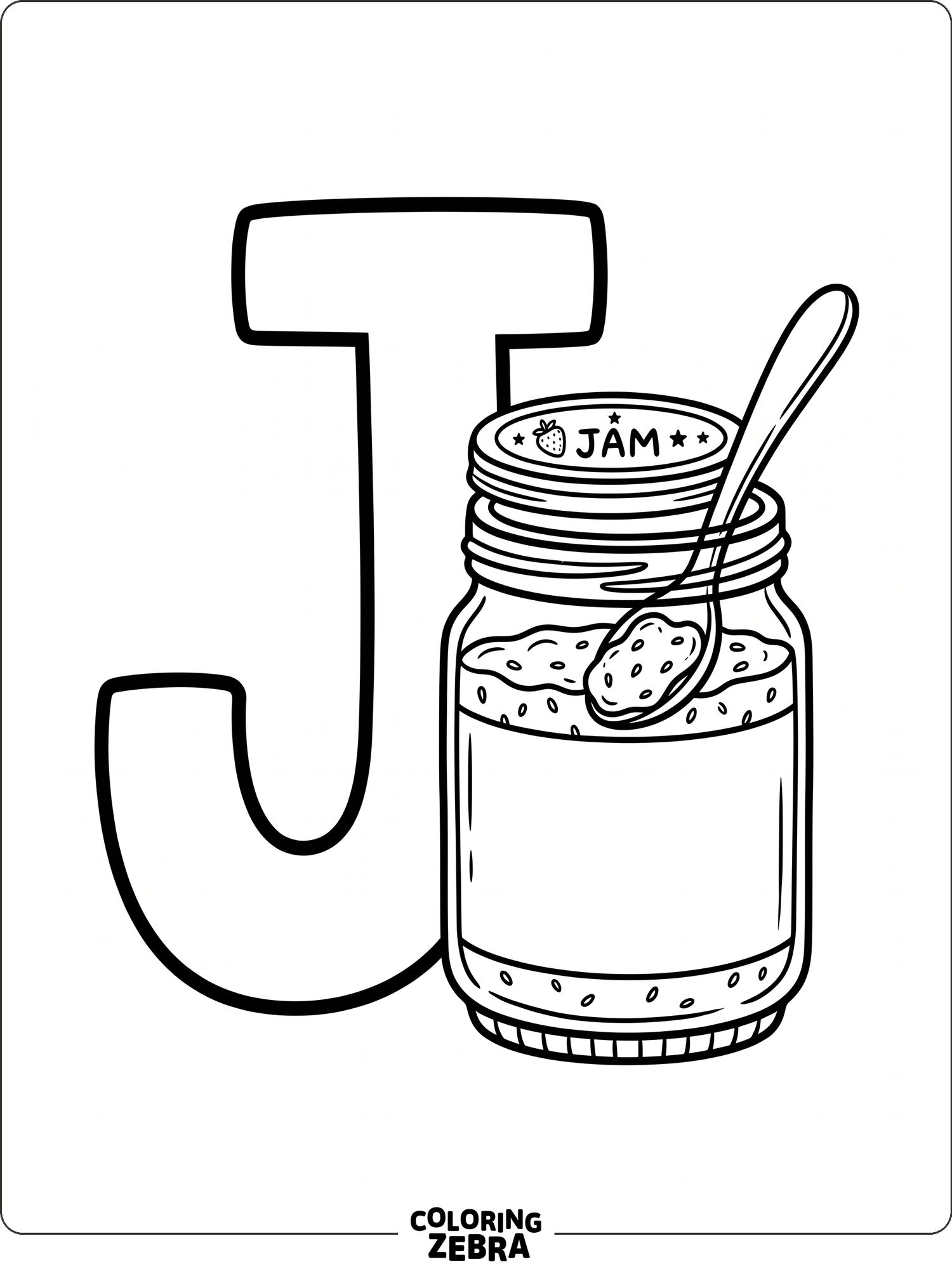 55 Free Letter J Coloring Pages - Printable PDF Sheets