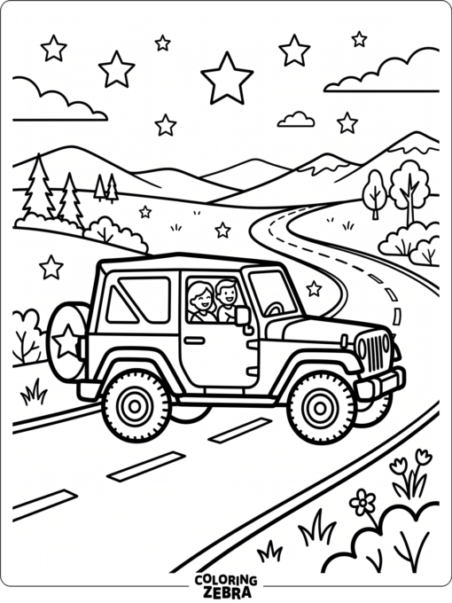 Free Jeep Outline