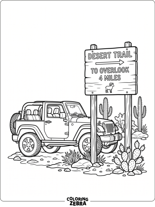 Simple Jeep Outline