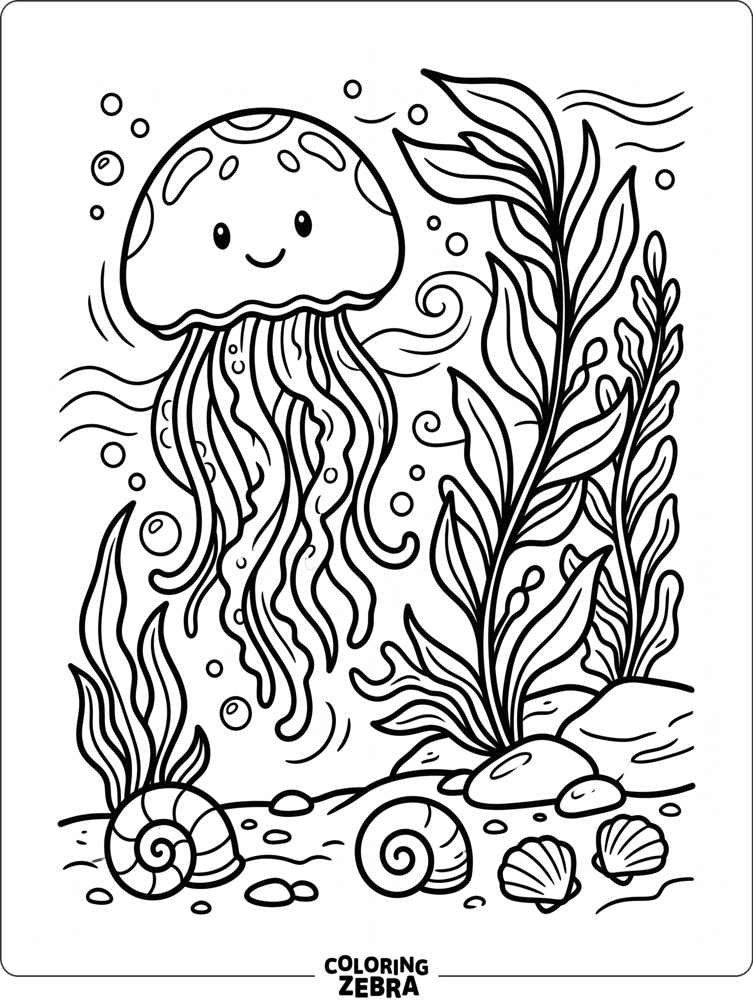 34 Free Jellyfish Coloring Pages - Printable PDF Sheets