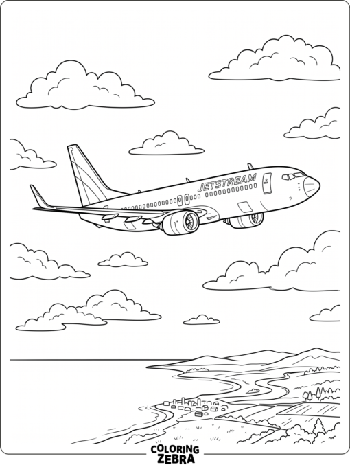 Sleek jet plane on a runway