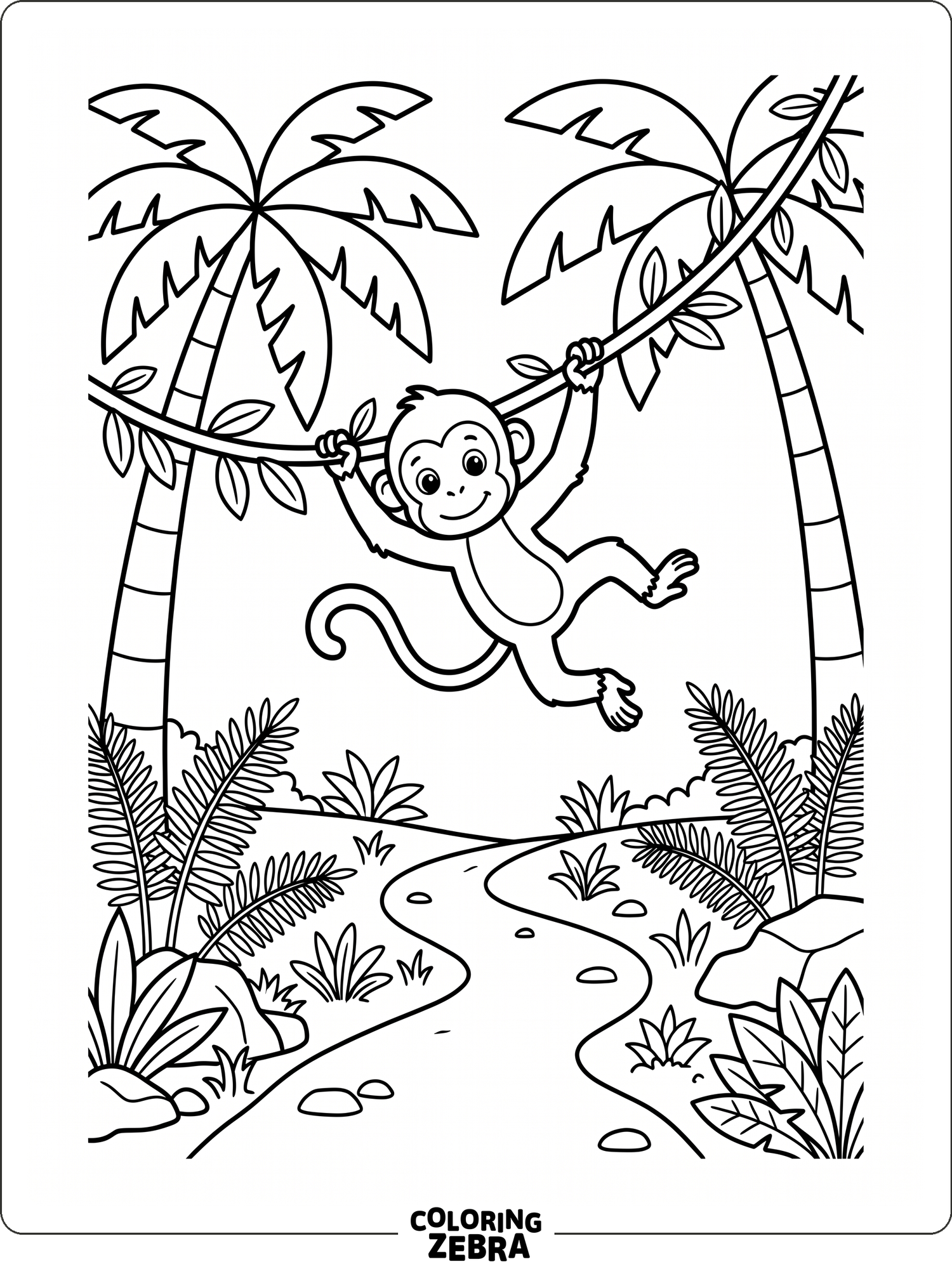 56 Free Jungle Coloring Pages - Printable PDF Sheets