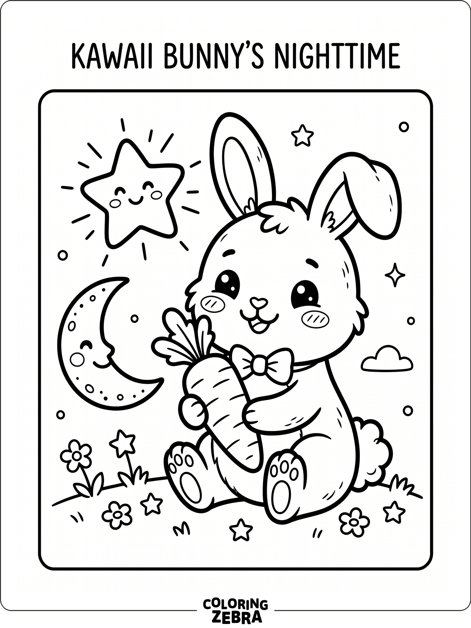 Cute Rabbit Rumi Colouring 43 Free Rabbit Coloring Pages - Printable PDF Sheets