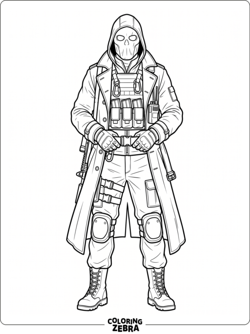König standing in tactical gear