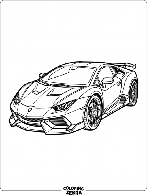 A Lamborghini Revuelto shown from the front