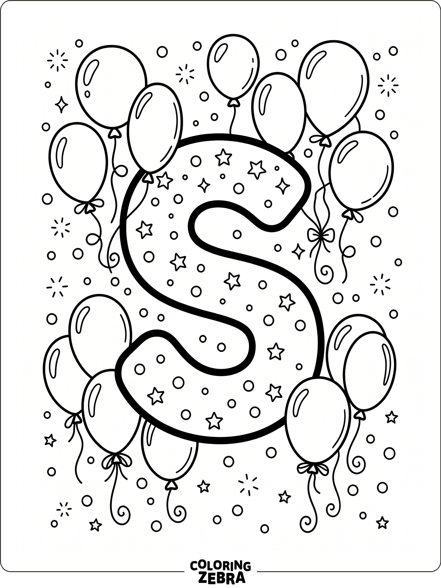 51 Free Letter S Coloring Pages - Printable PDF Sheets