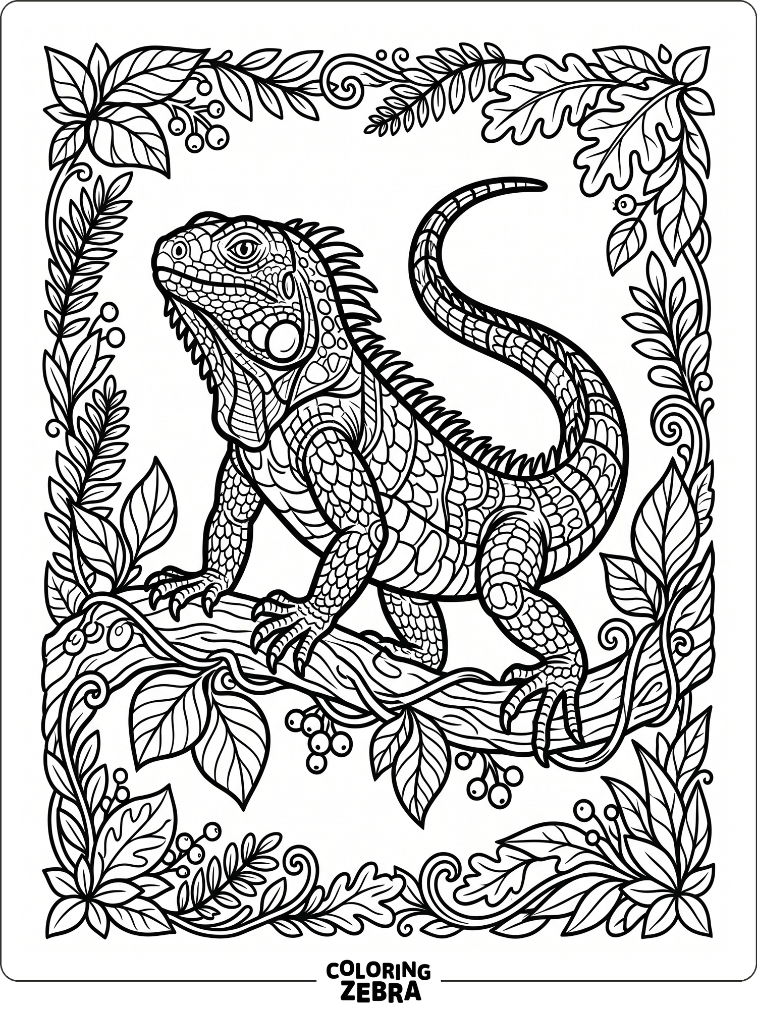 44 Free Lizard Coloring Pages - Printable PDF Sheets