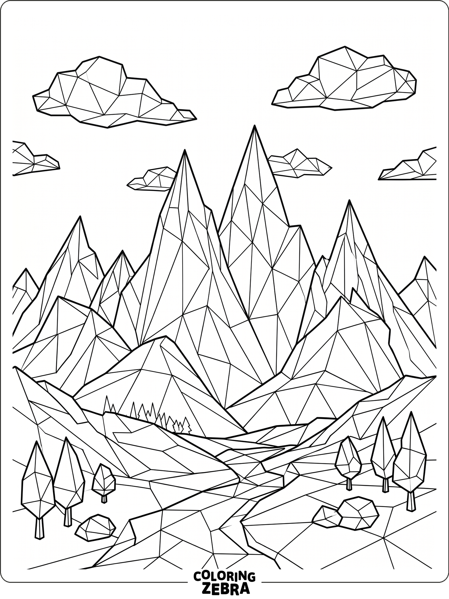 39 Free Geometric Coloring Pages - Printable PDF Sheets