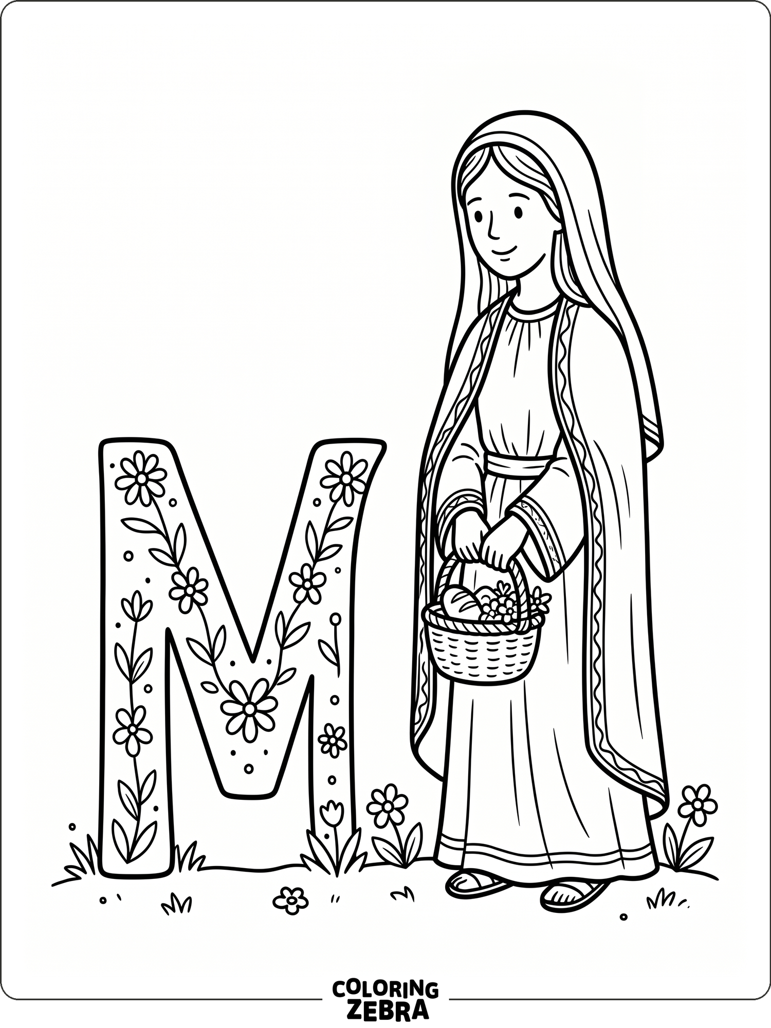 47 Free Letter M Coloring Pages - Printable PDF Sheets