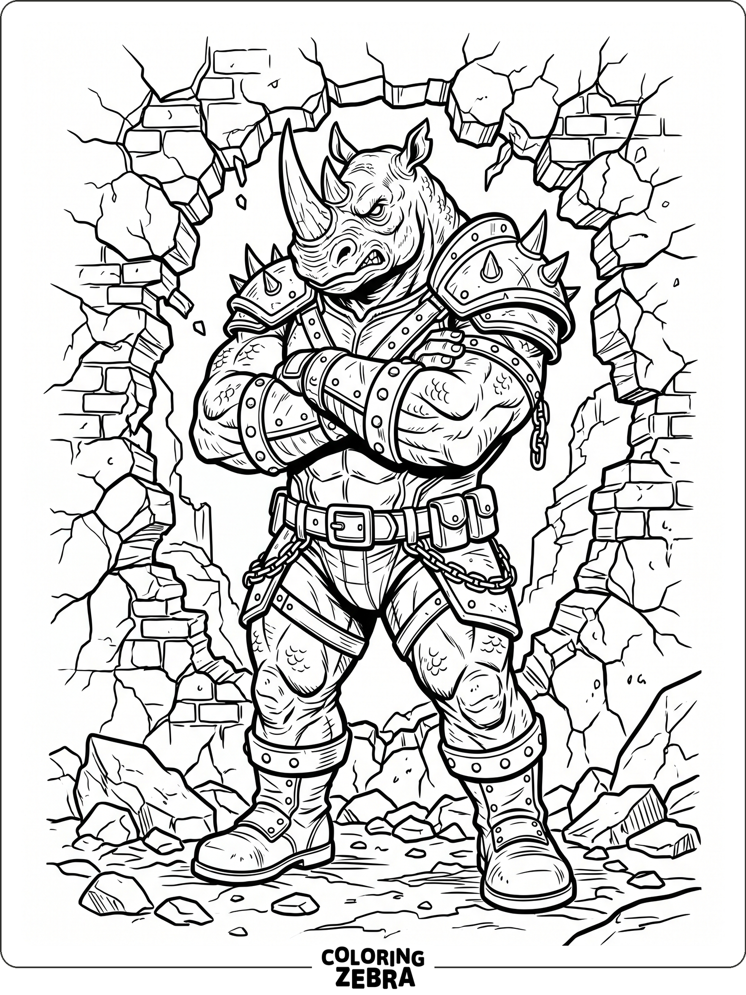 25 Free Rhino Coloring Pages - Printable PDF Sheets