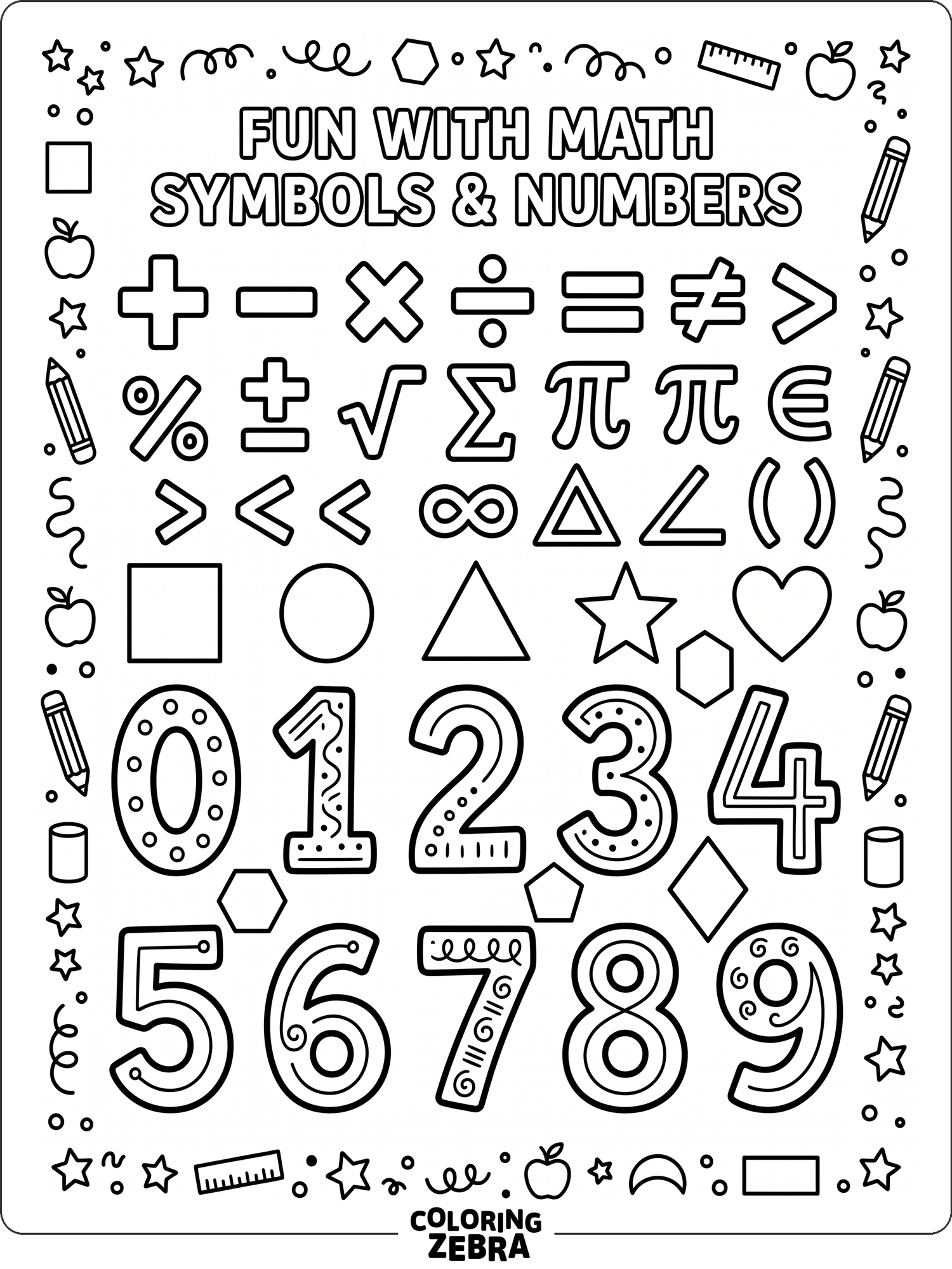Lamina Math 36 Láminas Para Colorear Con Números Gratis: Hojas En PDF Para Imprimir