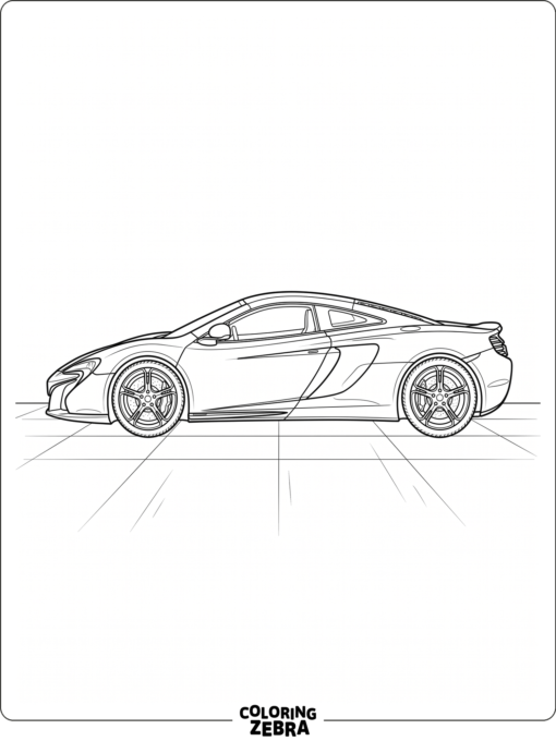 McLaren 650S side view