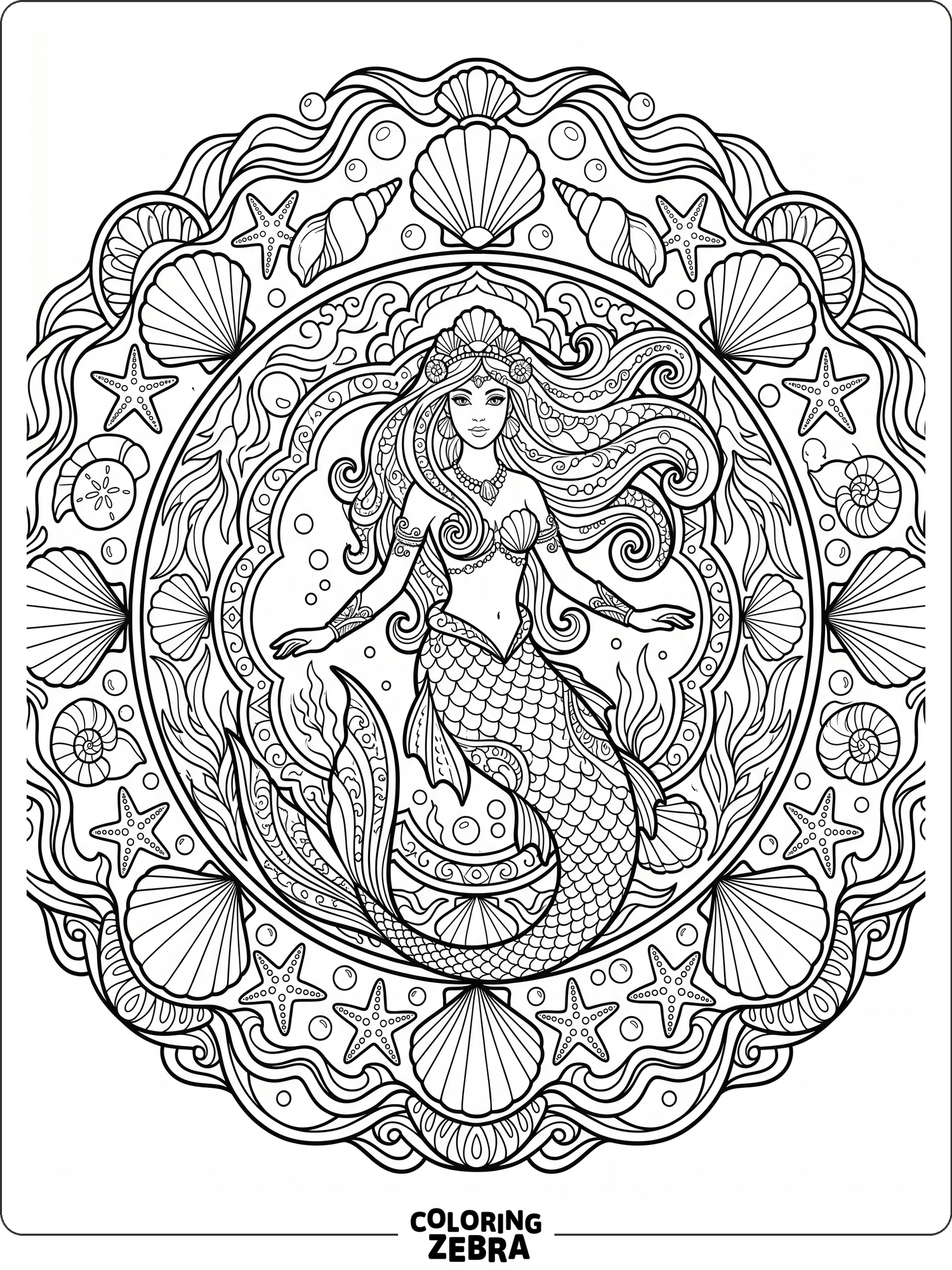 92 Free Mermaid Coloring Pages Printable PDF Sheets 92 Free Mermaid Coloring Pages Printable PDF Sheets