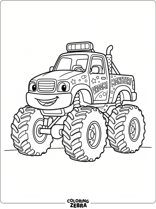 Easy Monster Truck For Kids