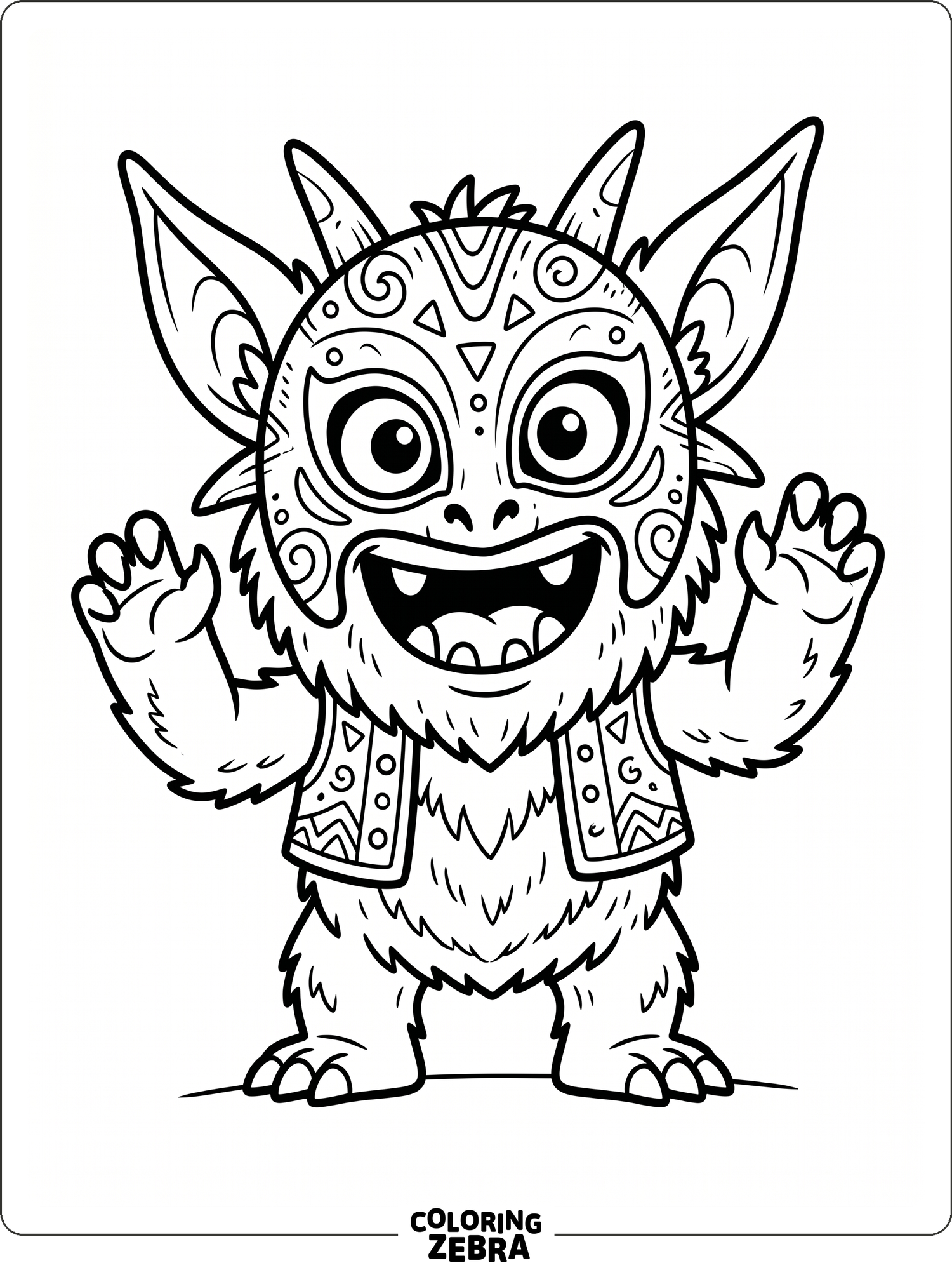 90 Free Monster Coloring Pages - Printable PDF Sheets