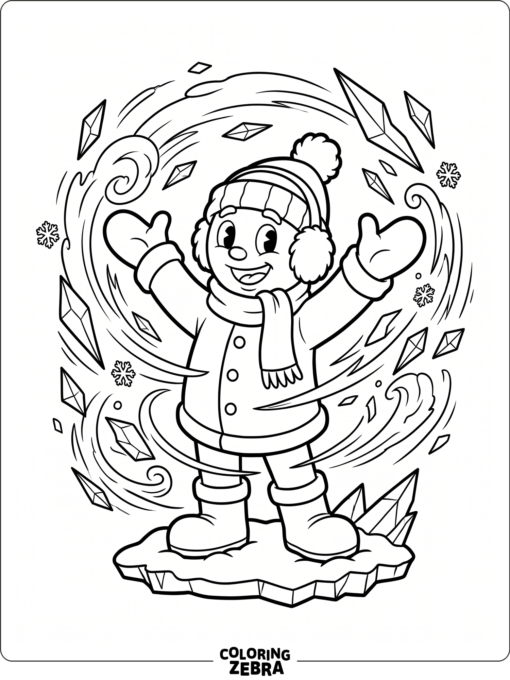 Mortimer Freeze with ice shards